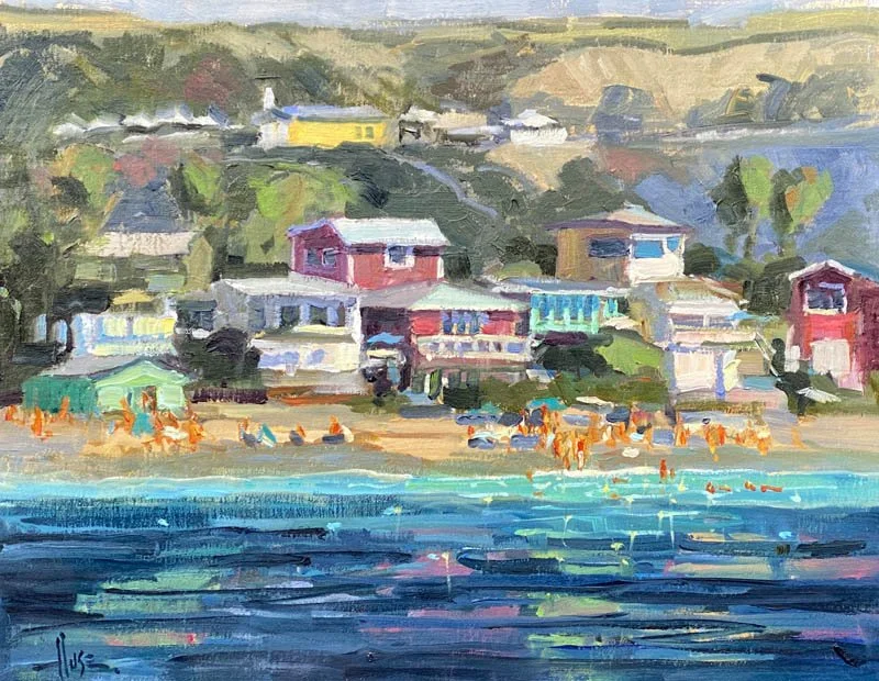 Crystal Cove from the boat 14x18 Debra Huse 22.jpg