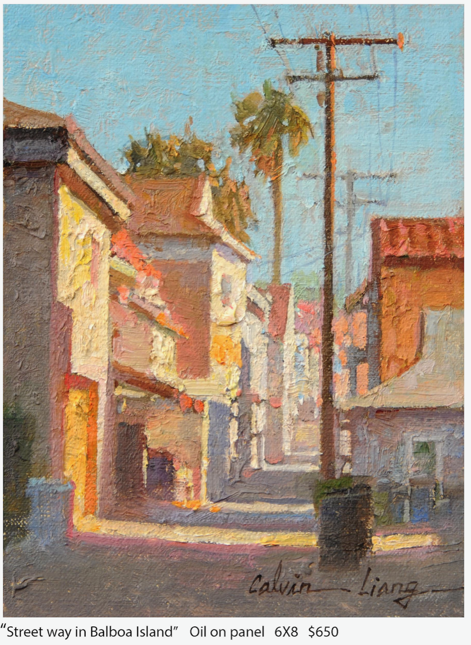 Street Way in Balboa Island 8x6