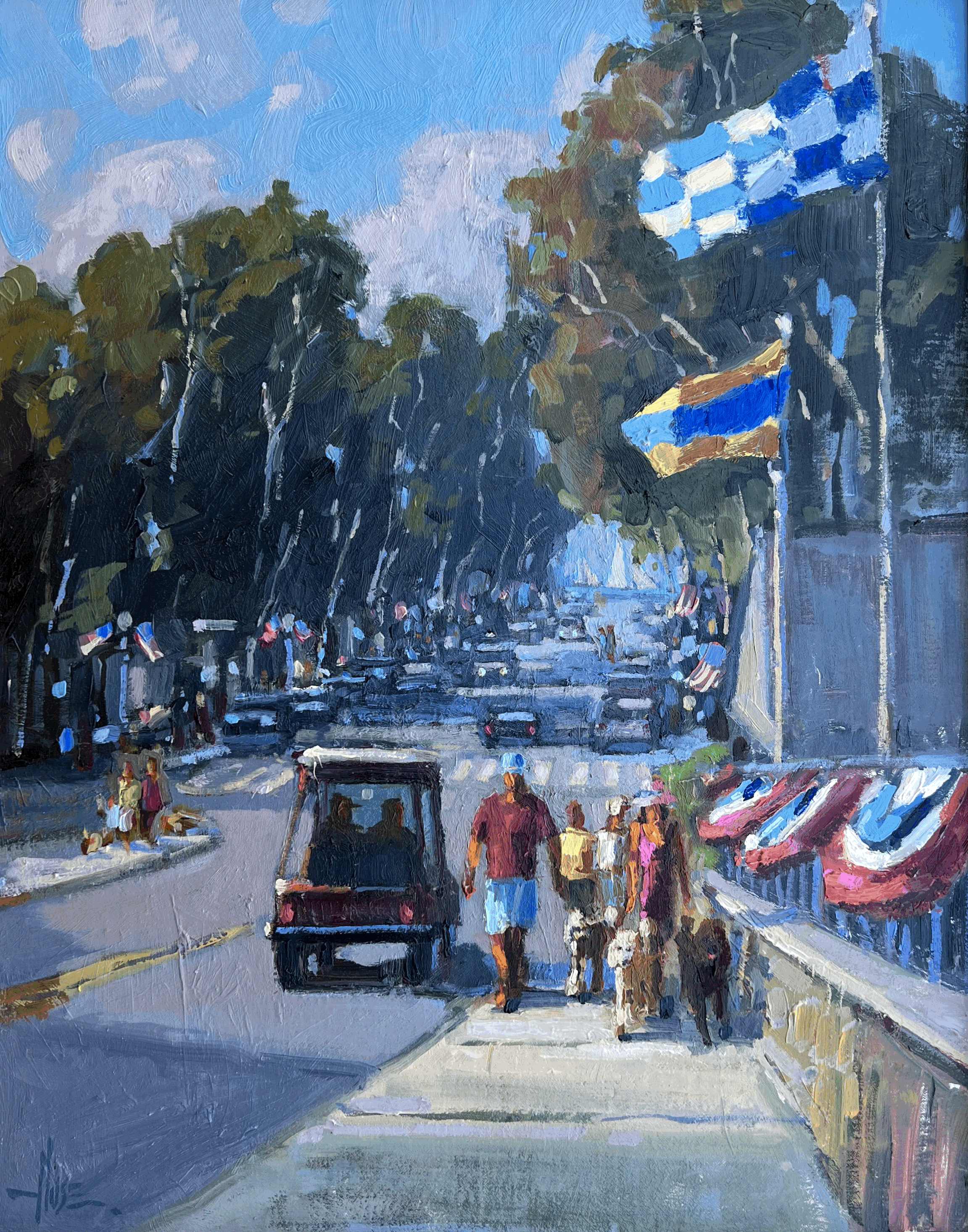Island Summer 18x14