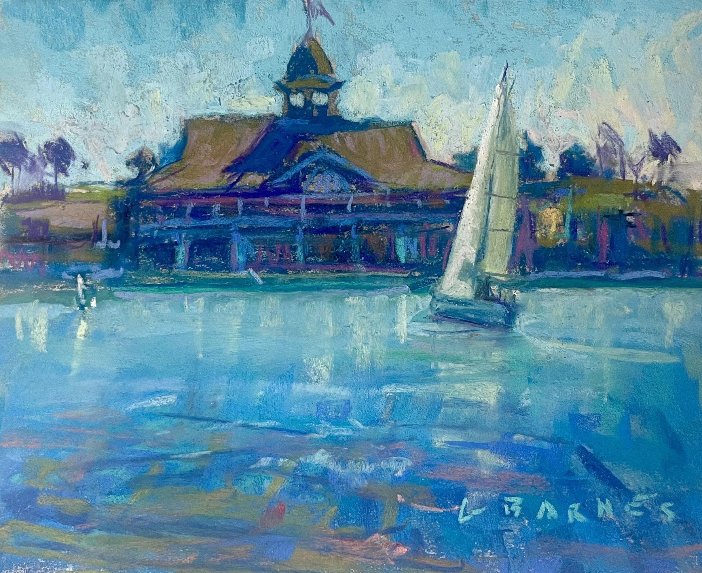 greg barnes : blue & gold : 8x10 : pastel : 800 : .jpg