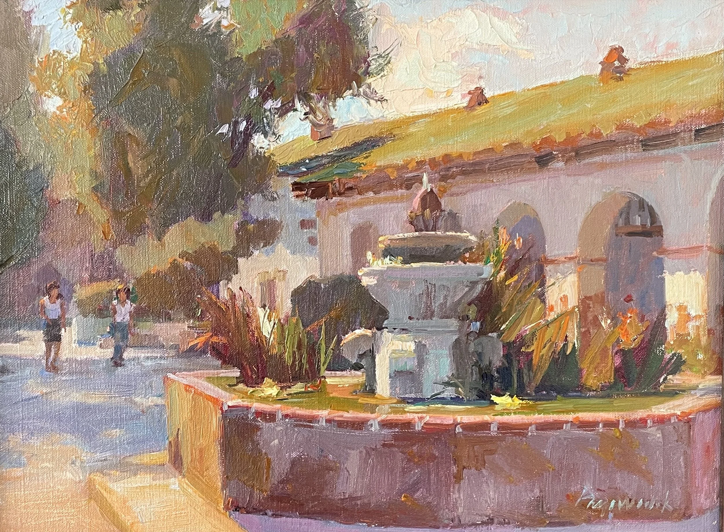 Przewodek San Miguel Fountain 12x16 Oil.jpg