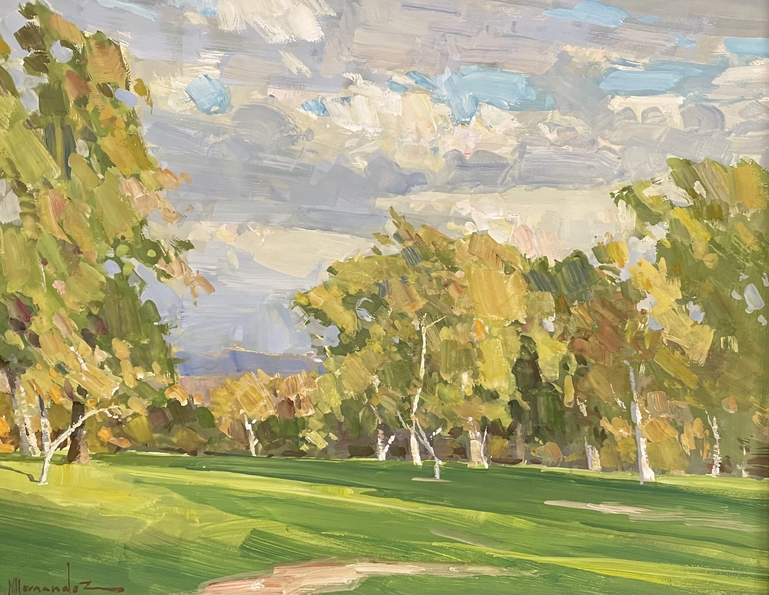 Hernandez Sunset Over Irvine Reqional Park 11x14.jpg