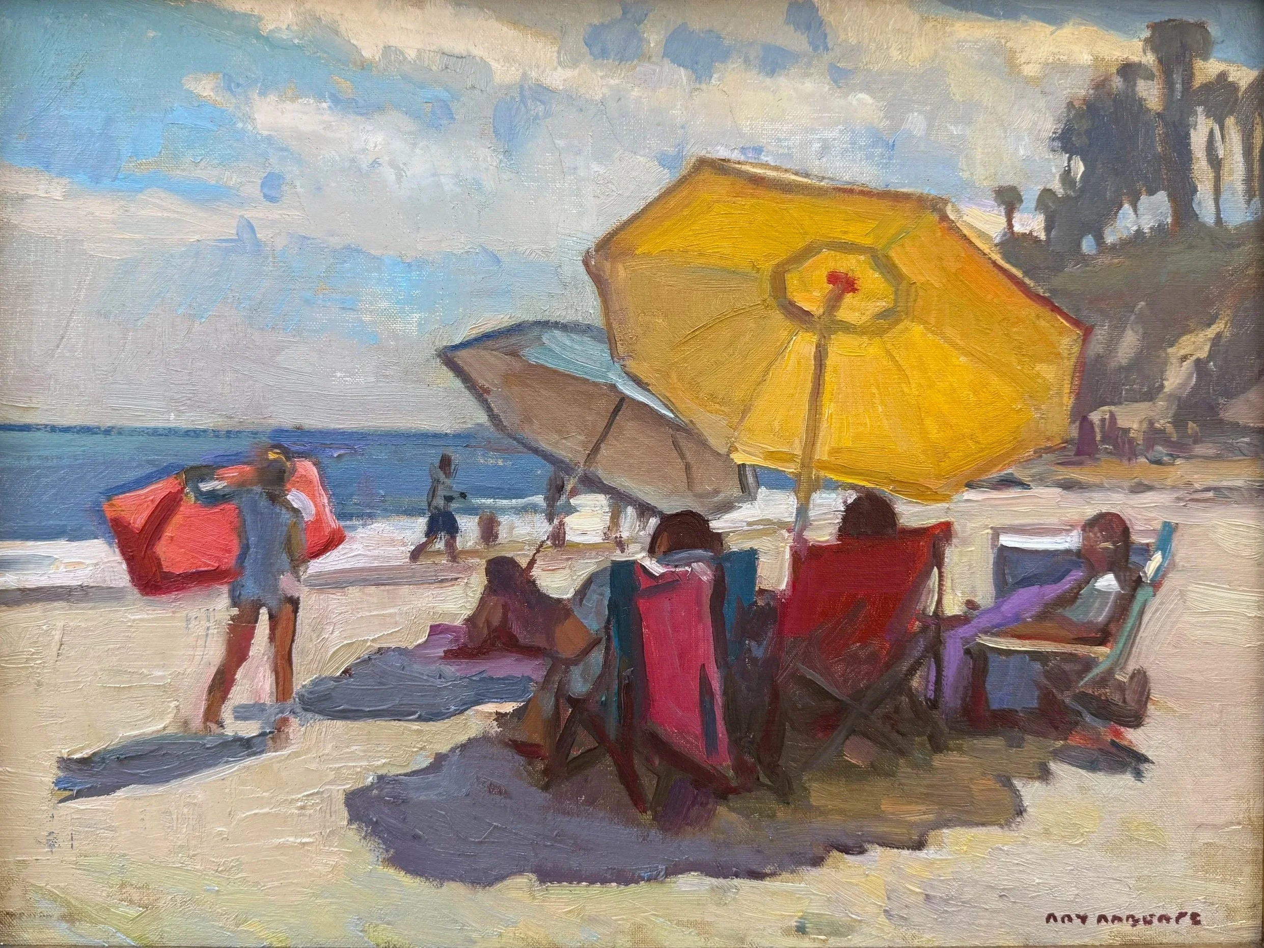 Beach Day Four 12x16