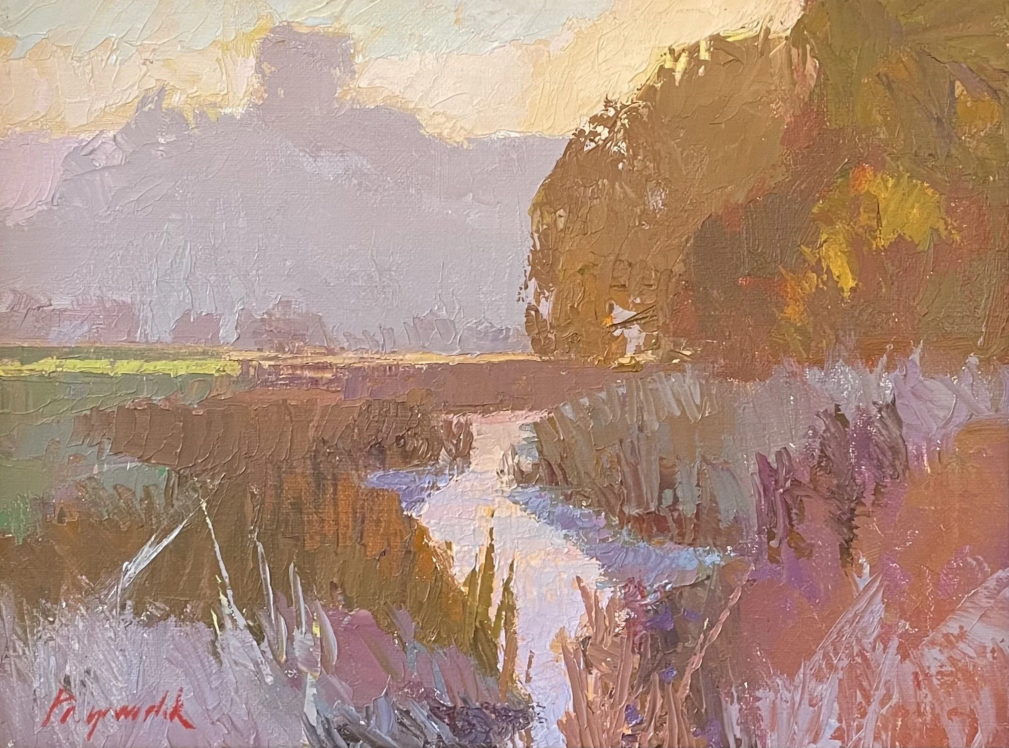 Przewodek Happy Evening 9x12 Oil.jpg