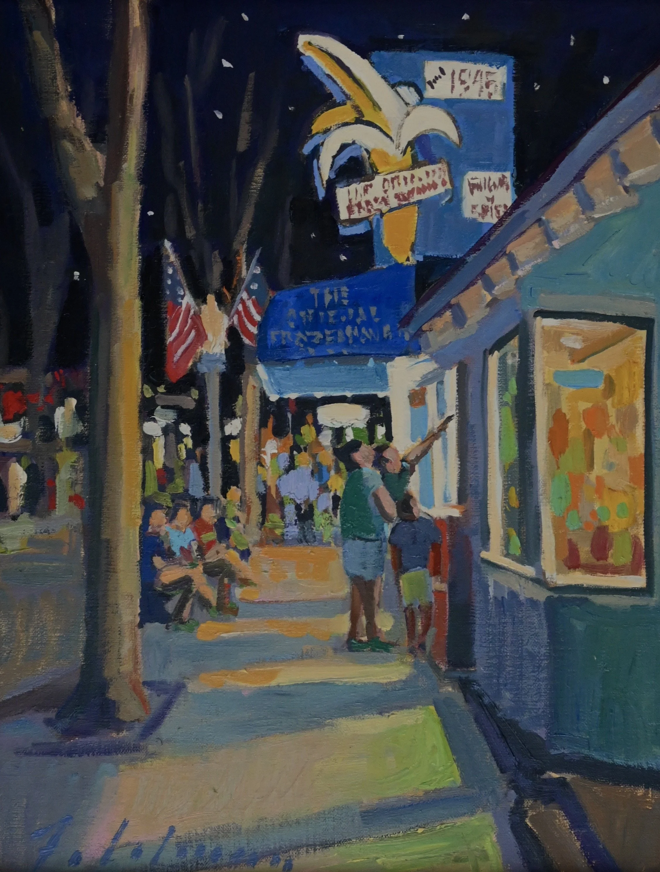 Mark Fehlman : Nighttime Treat : 14x11 : 1050.jpg