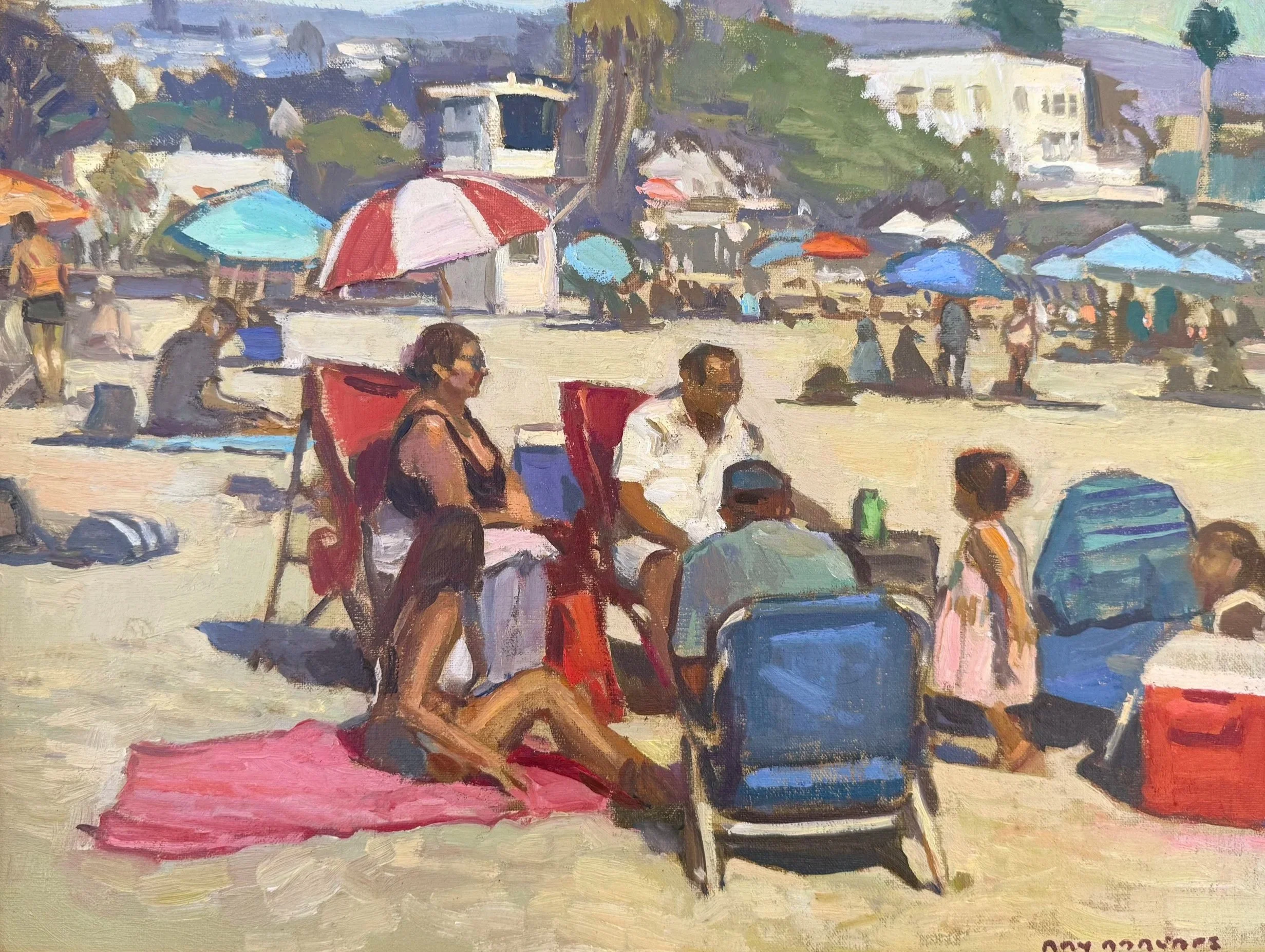 Beach Day Three 12x16