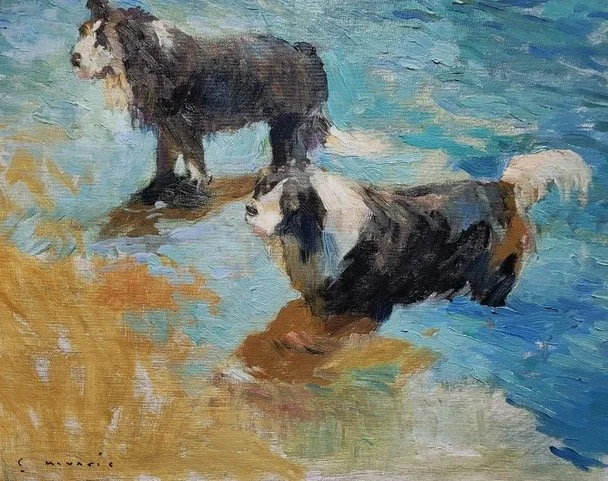 Kovacic_Wayerpups_14x18_oil_1975.jpeg
