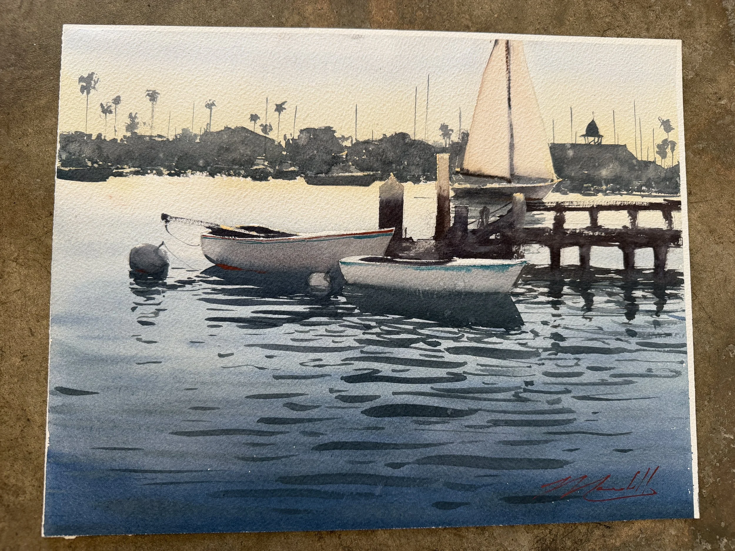 Sail & Skiffs 11x14 | Unframed