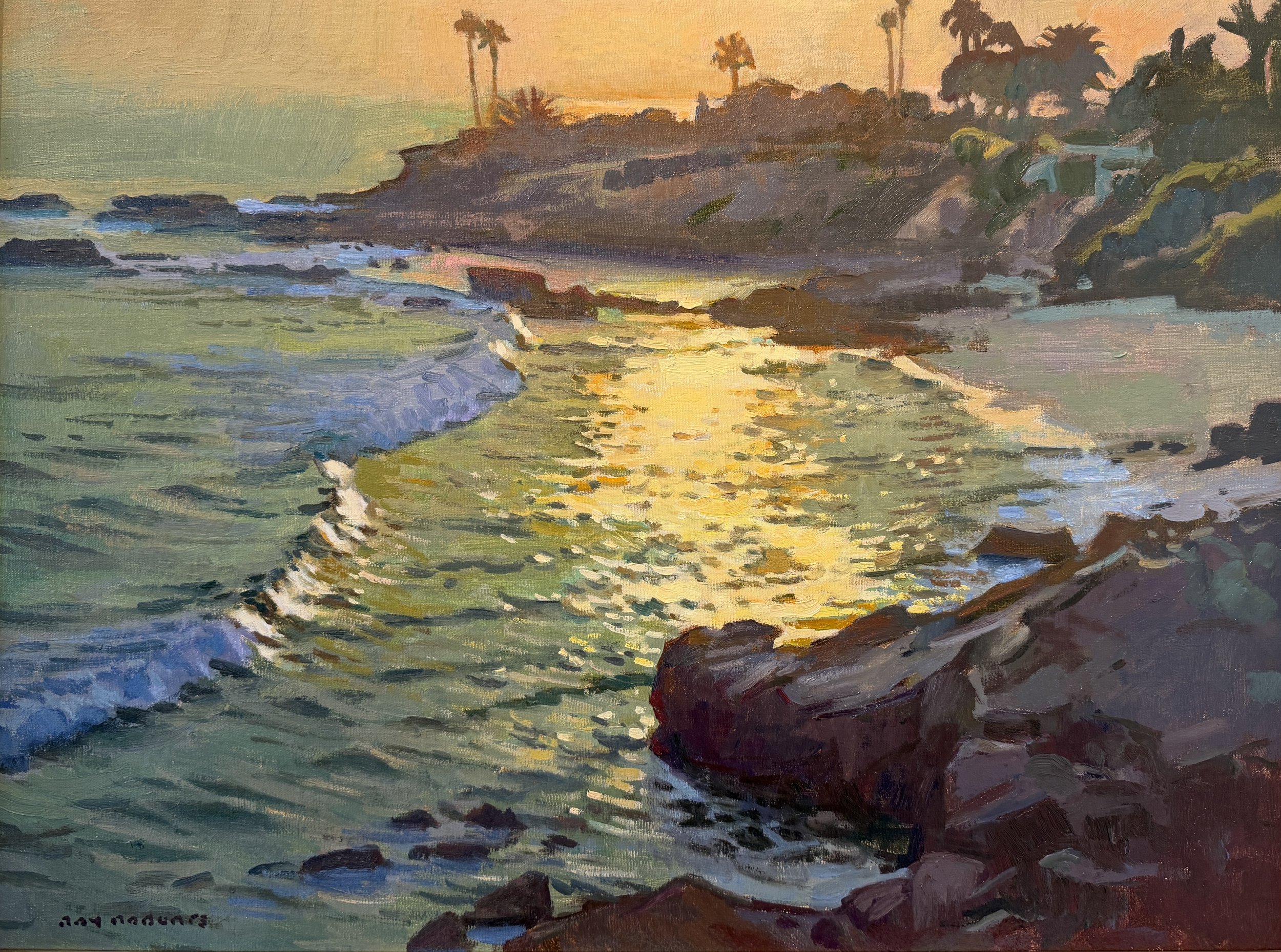 Late Light Flag Point Roberts 18x24.JPG