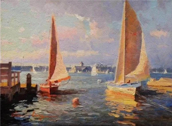 Newport+Sailboats+9x12.jpg