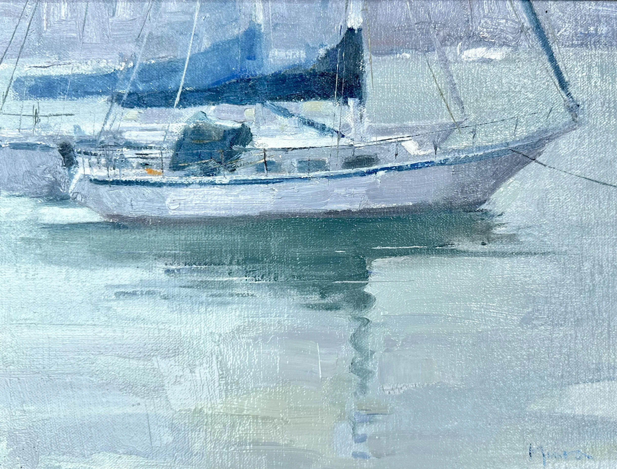 Morning Calm oil on linen 9x12 : 1400 .jpg