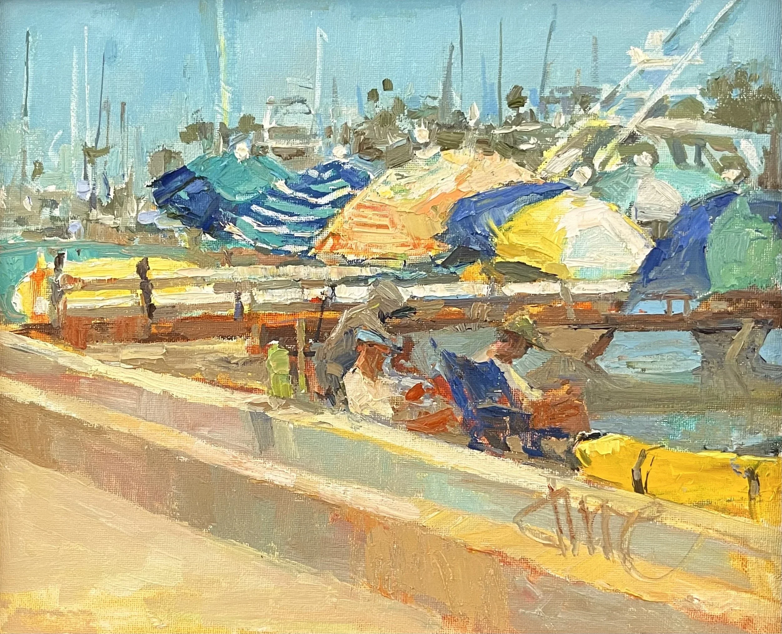 Summer Joy 10x12 Oil Painting by Durre Waseem