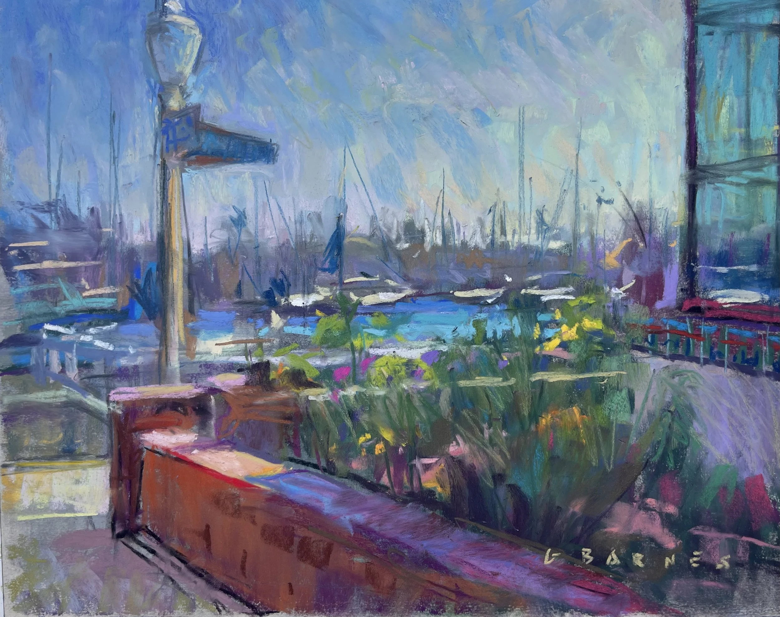 greg barnes : bayfront shade : 11x14 : pastel : 1200 .jpg