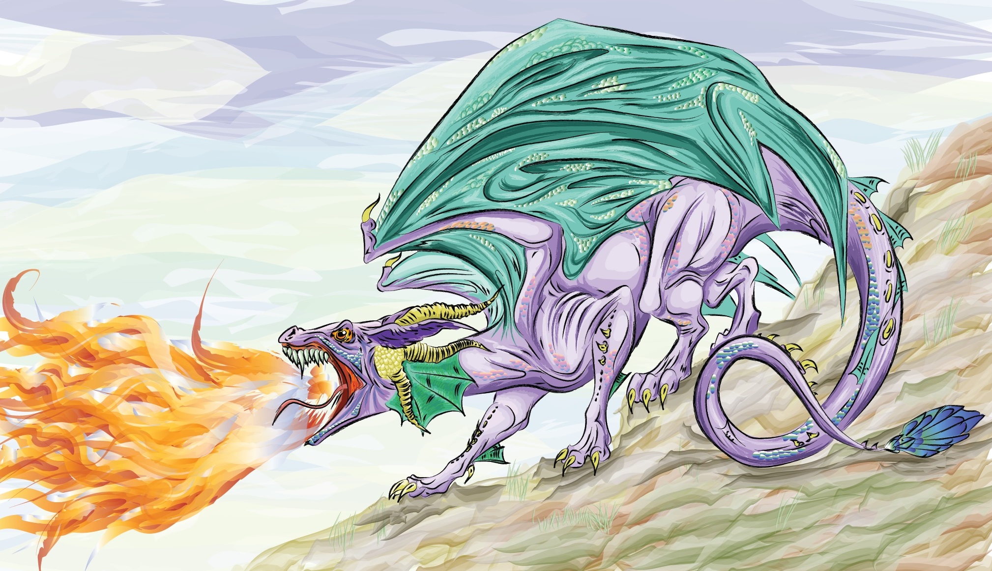 the fireblowing dragon can be purchased in the store