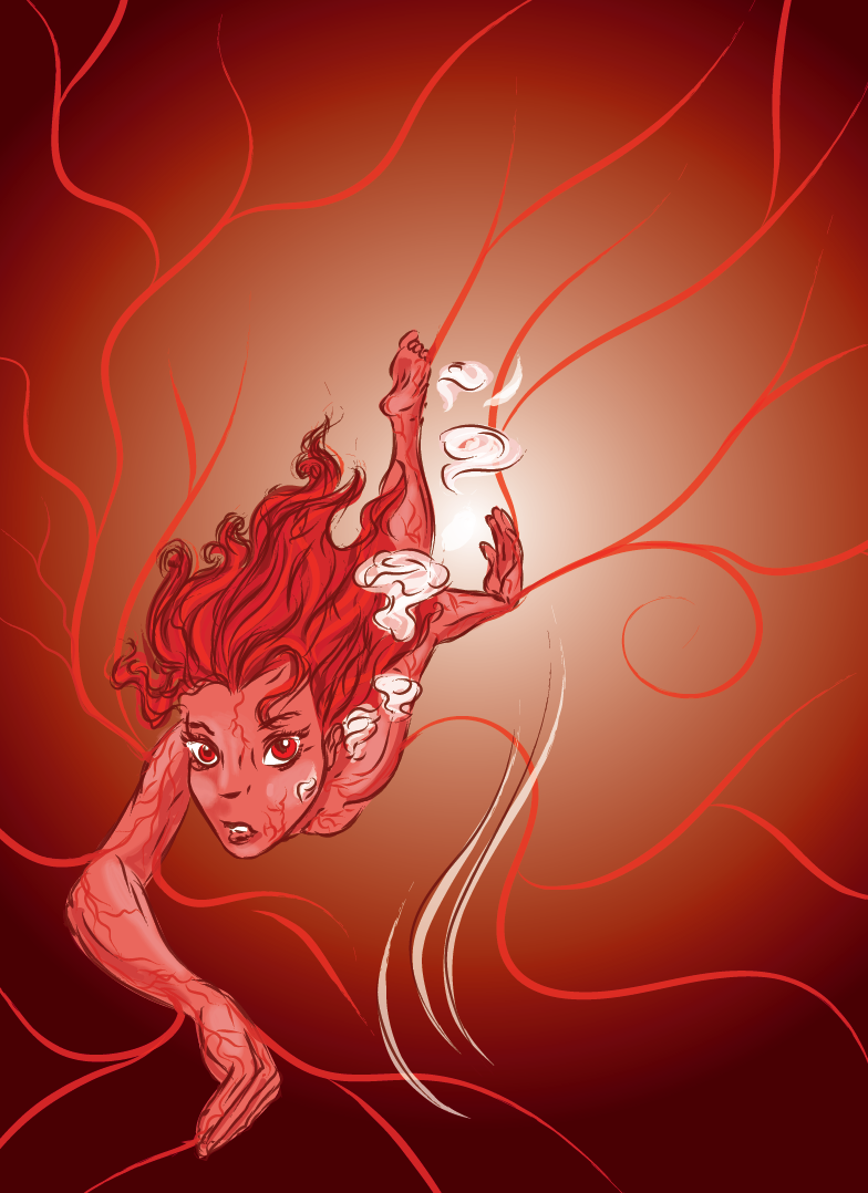 for a heart transplant-themed graphic novel. purchase in shop