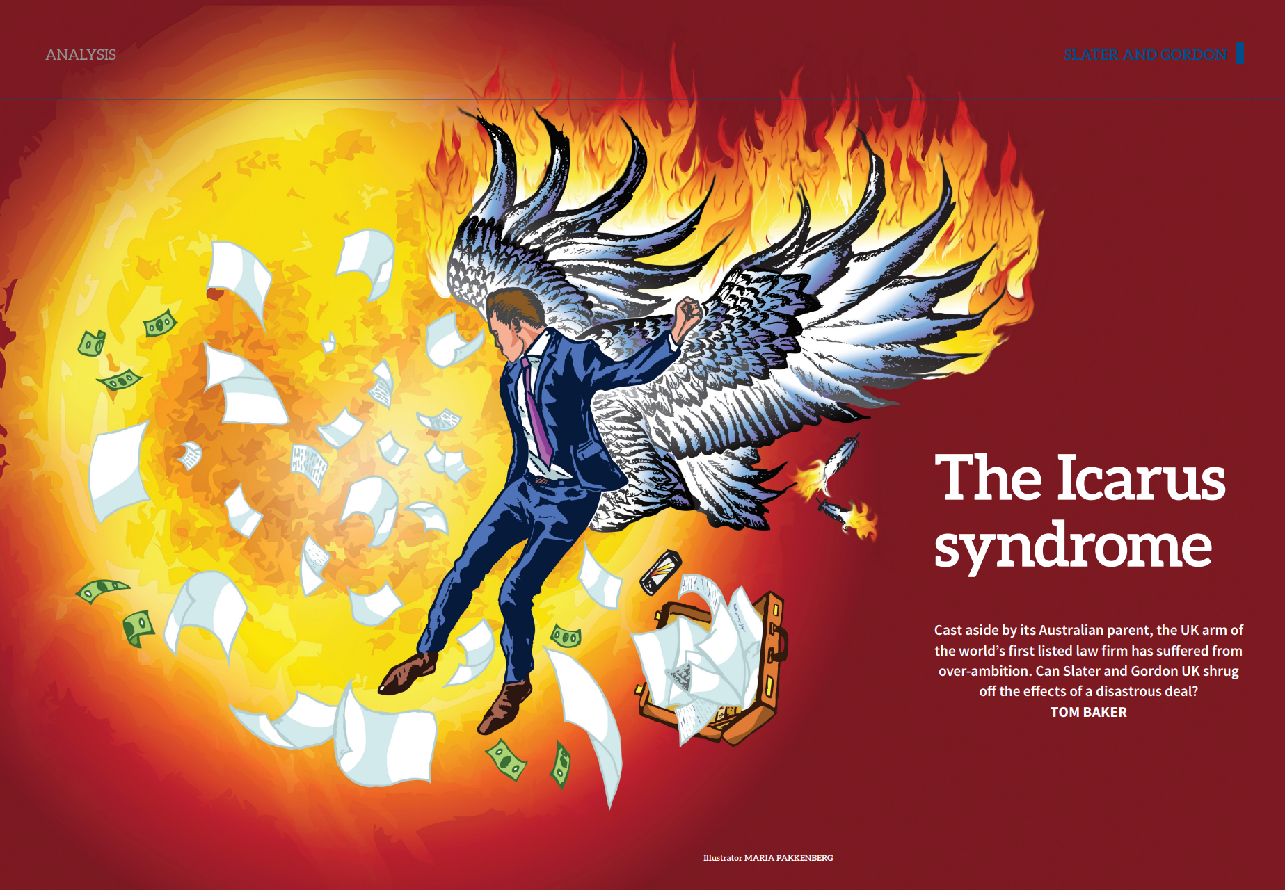 commissioned for legal business magazine