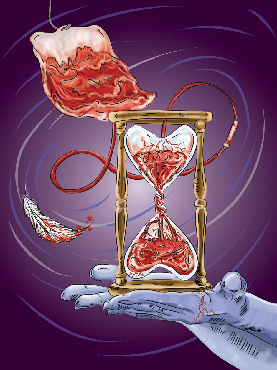 made for blood- and organ donor awareness campaign. purchase in shop