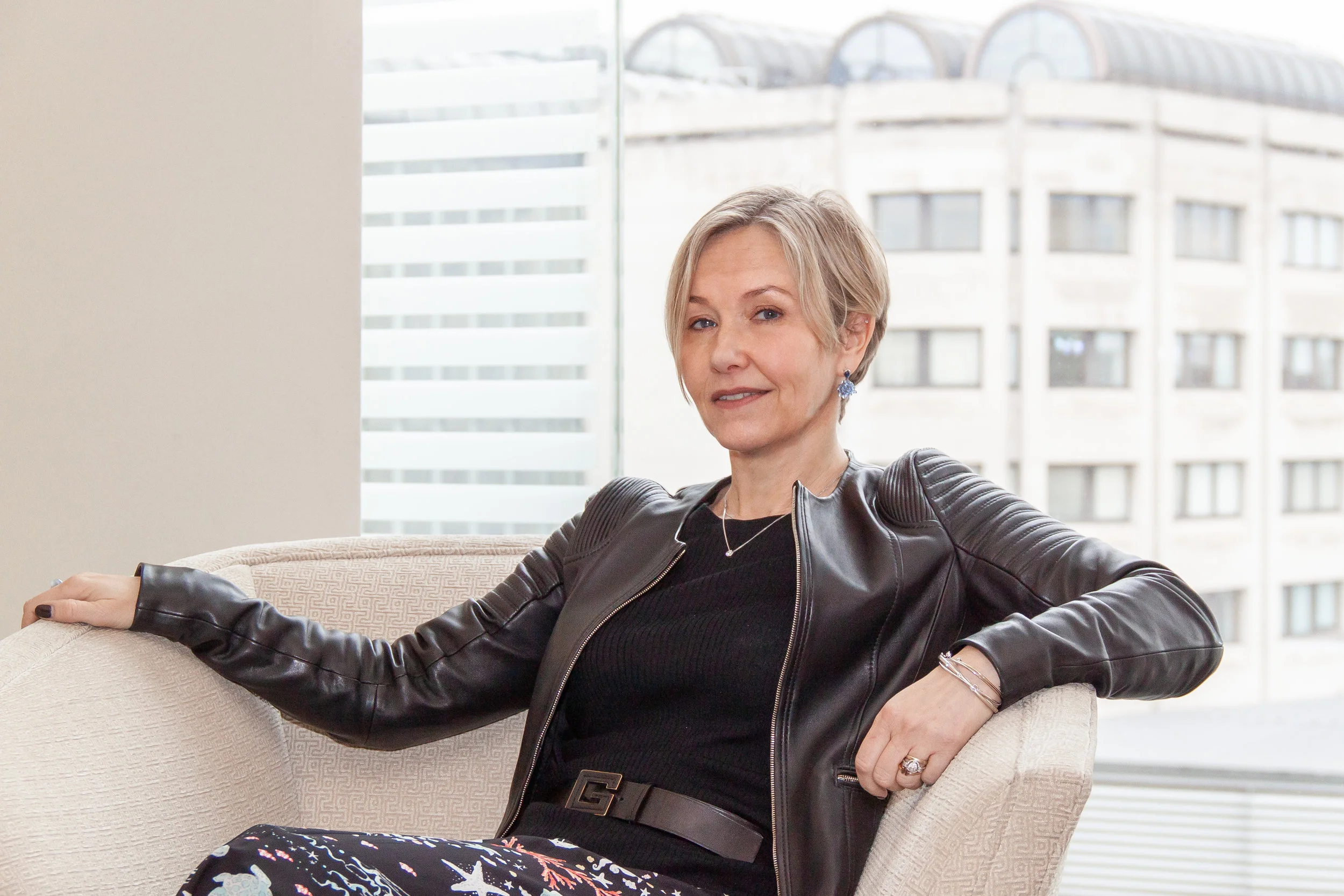 Catherine Johnson, GC of London Stock Exchange. Photographed on location at the London Stock Exchange for Legal Business Magazine