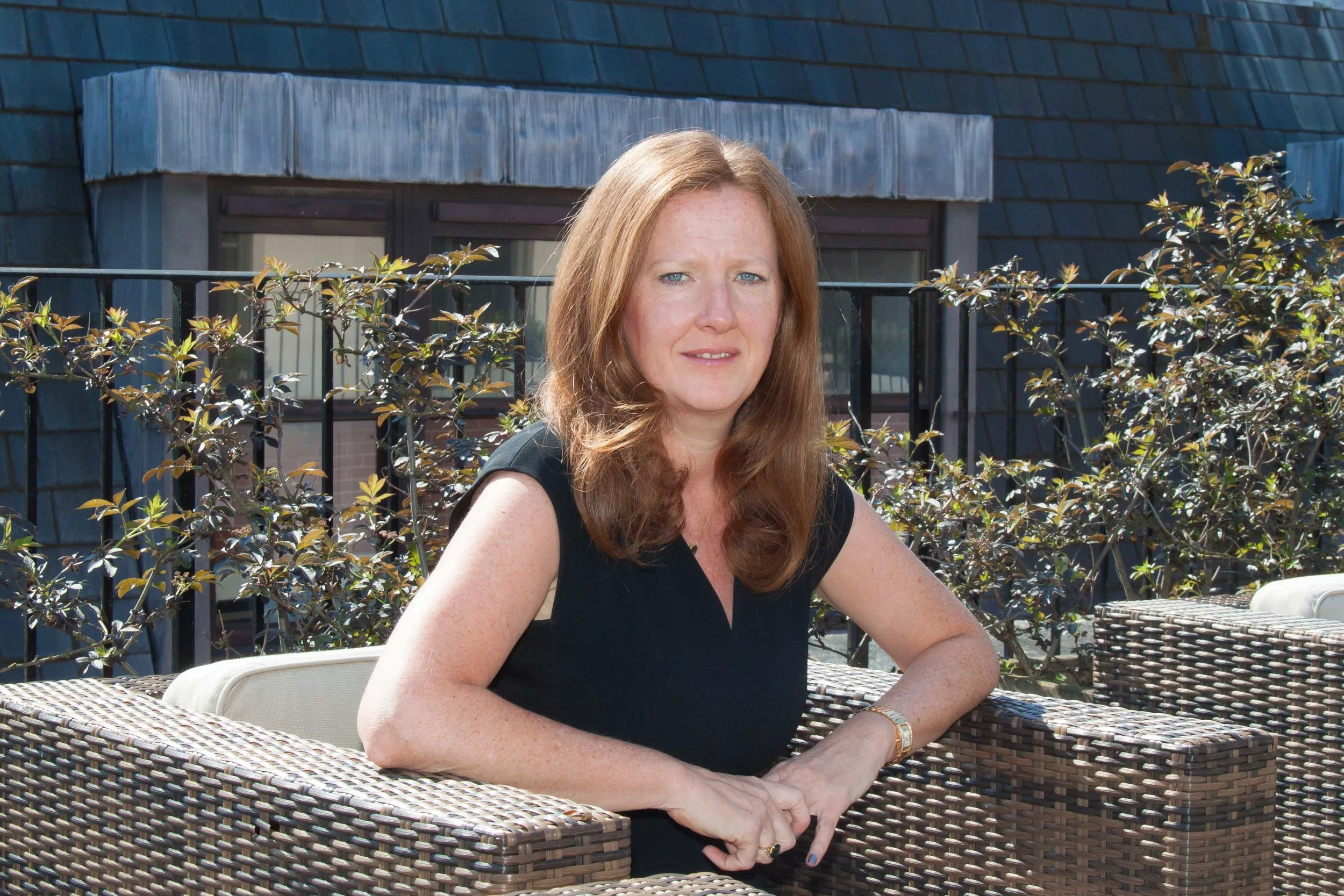 Helen Davies, joint Head of Brick Court Chambers. Photographed at Middle Temple, London, for Legal Business Magazine
