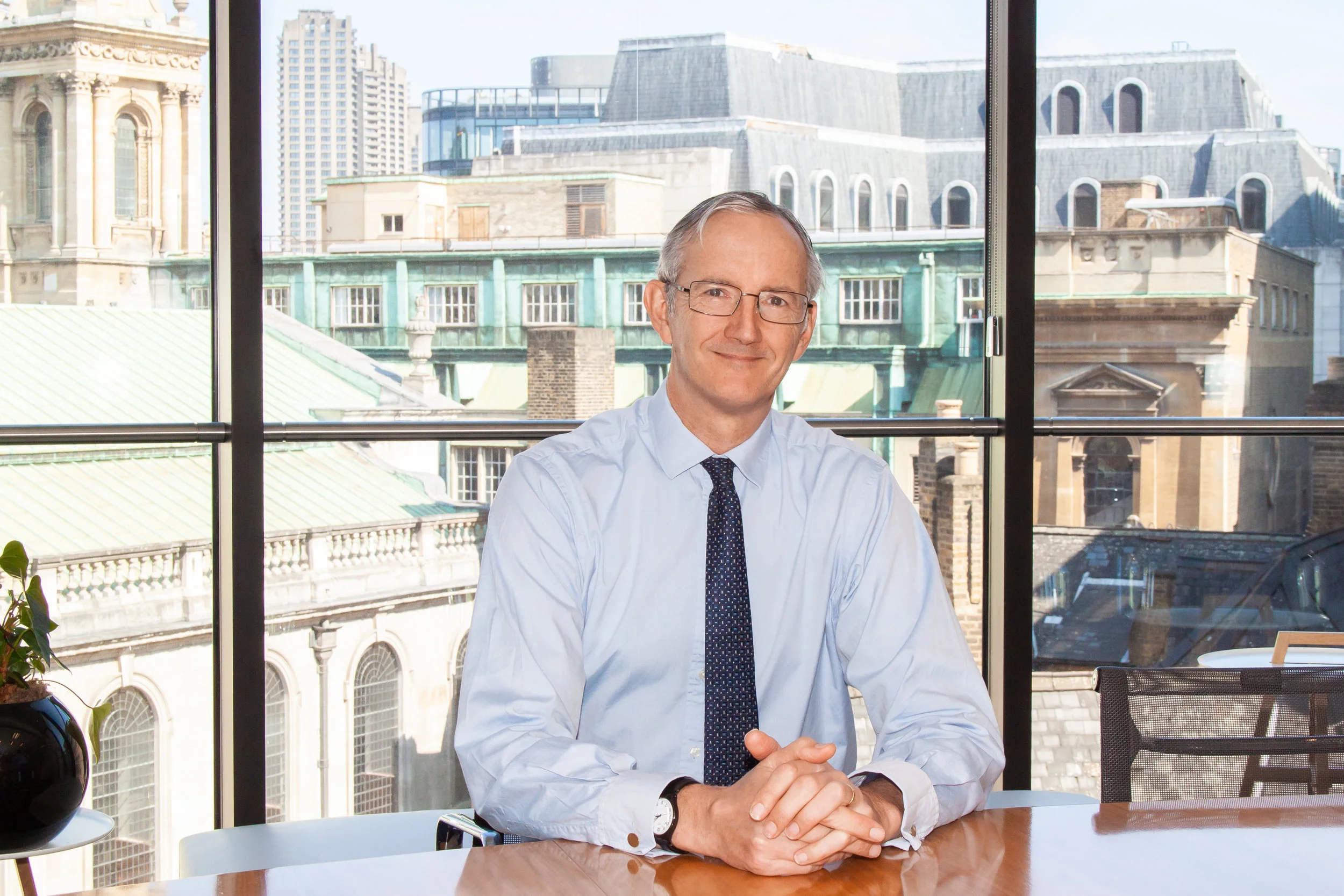 Alasdair Pepper, photographed at Carter-Ruck’s London office for In-House Lawyer Magazine.