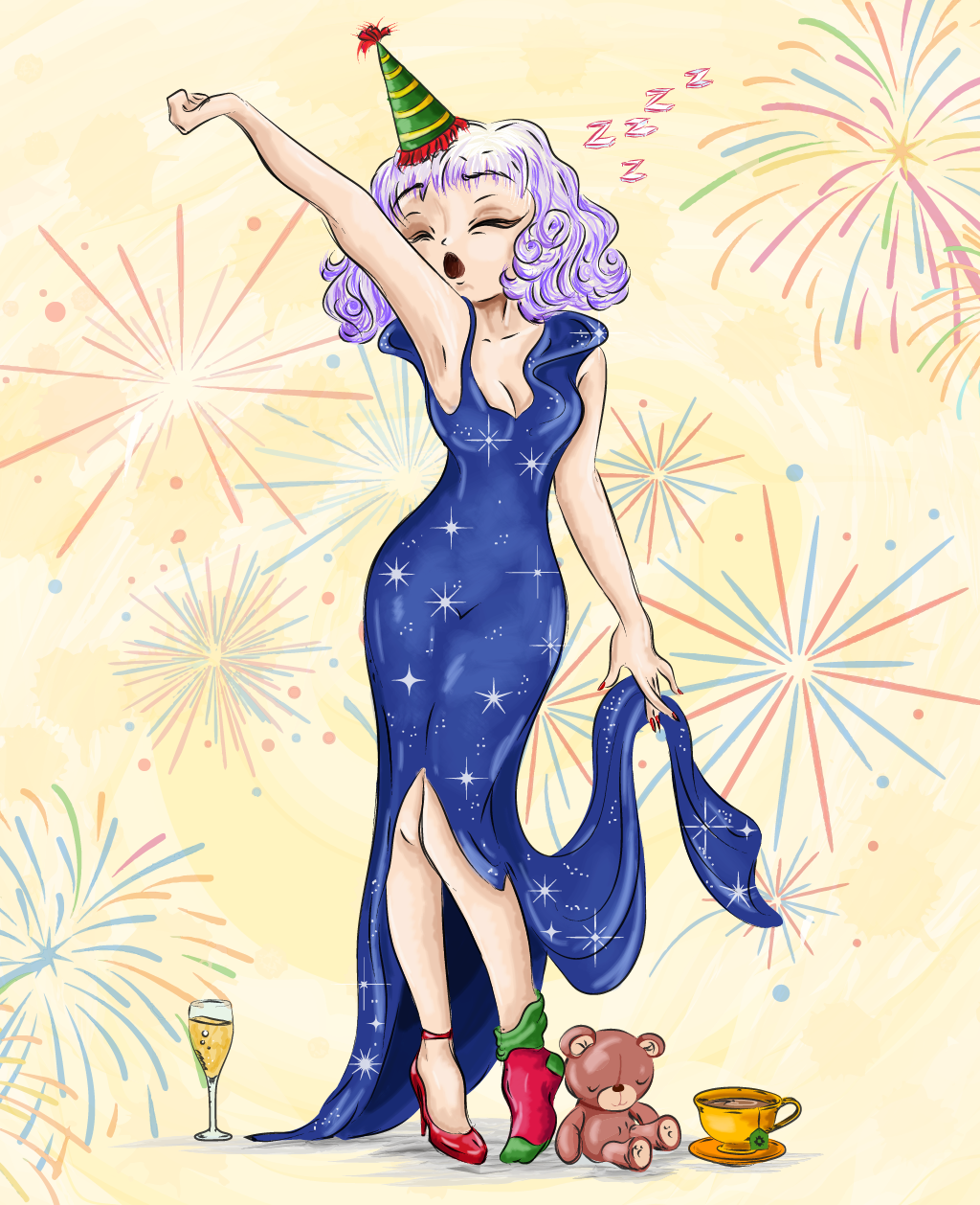 New Year’s yawn