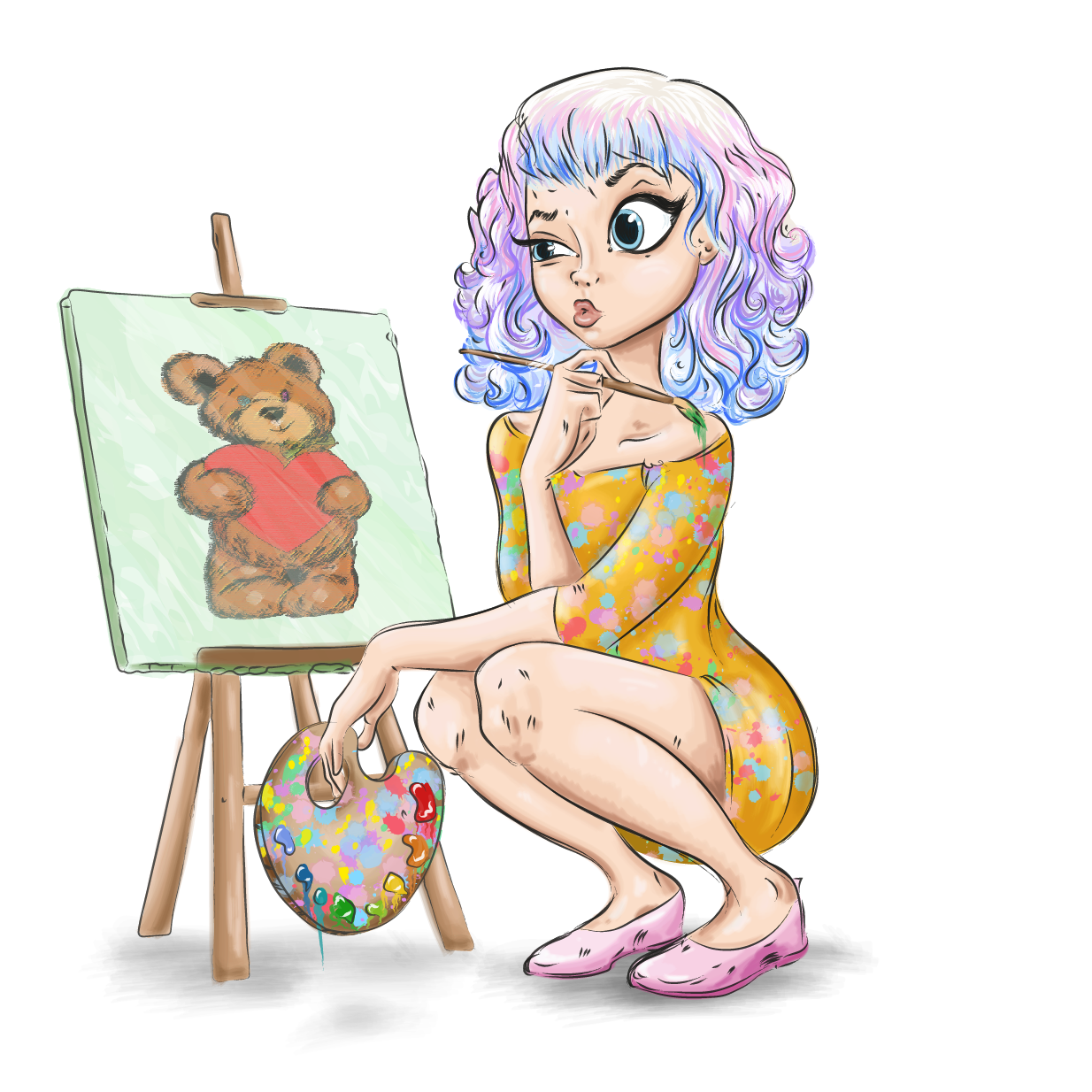 Have a look at my Mr Brown and the Teddy Bear project (has since been followed up by the sequel, Mr Brown and the Tooth Fairy)