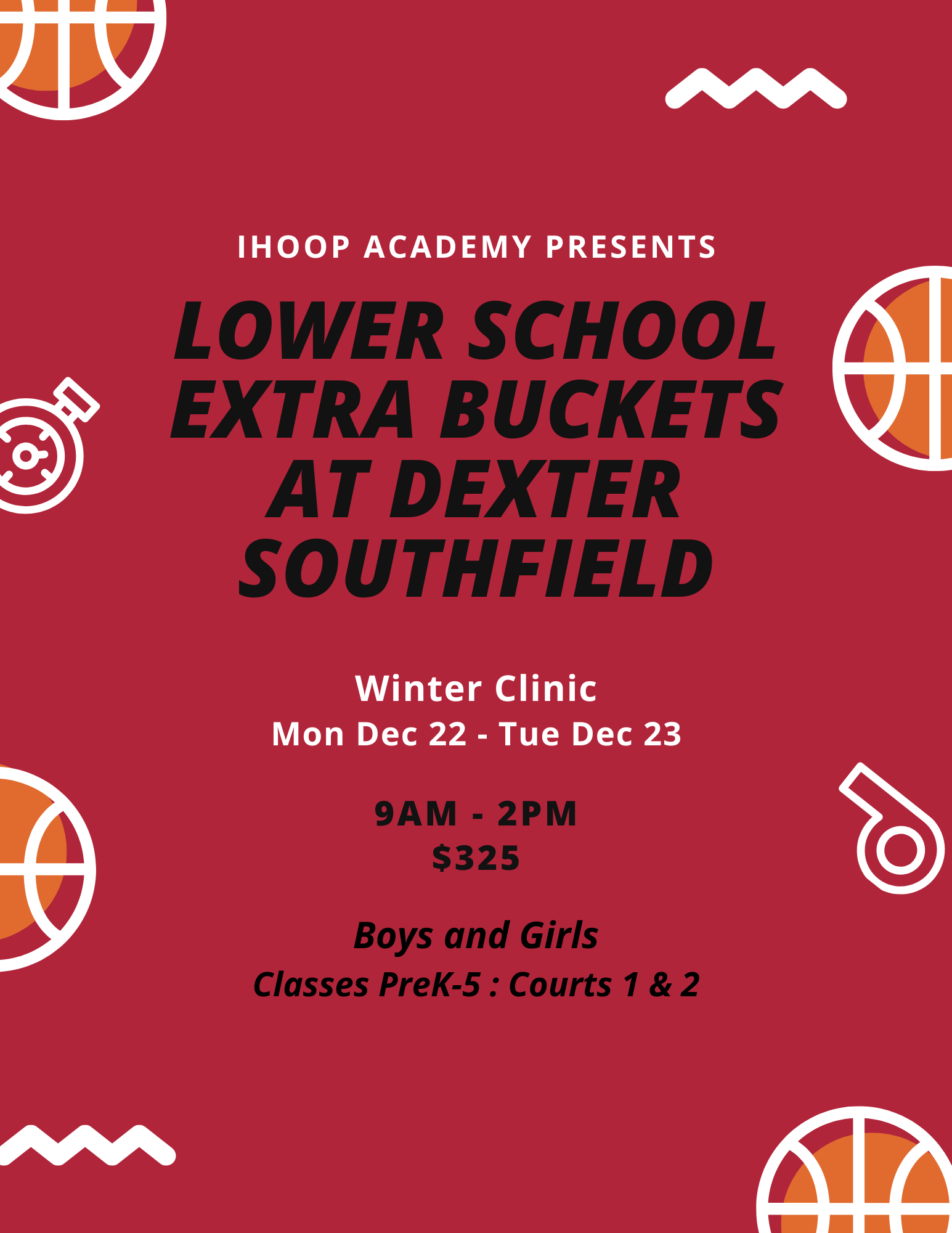 Lower School Winter Clinic