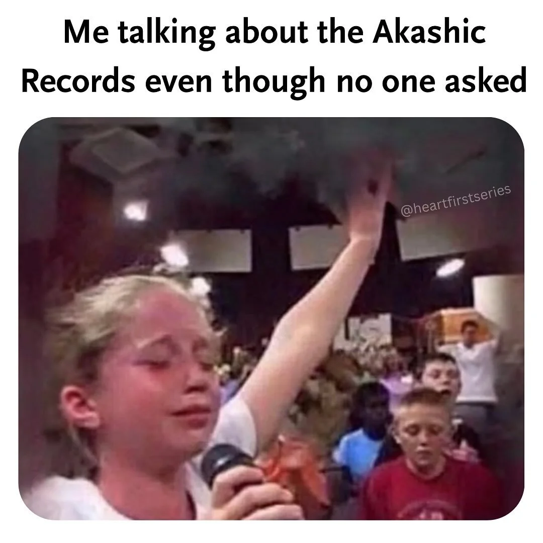 AKA the Quantum Field, the Collective Unconscious, 9-D, the A-Field, what we tap into during FLOW STATE&hellip; just ask me. Please ask me 🤣🤣🤣. #akashicrecords #akashicfield #quantumfield #flowstate #flow #9d #heartfirst #heartfirstseries