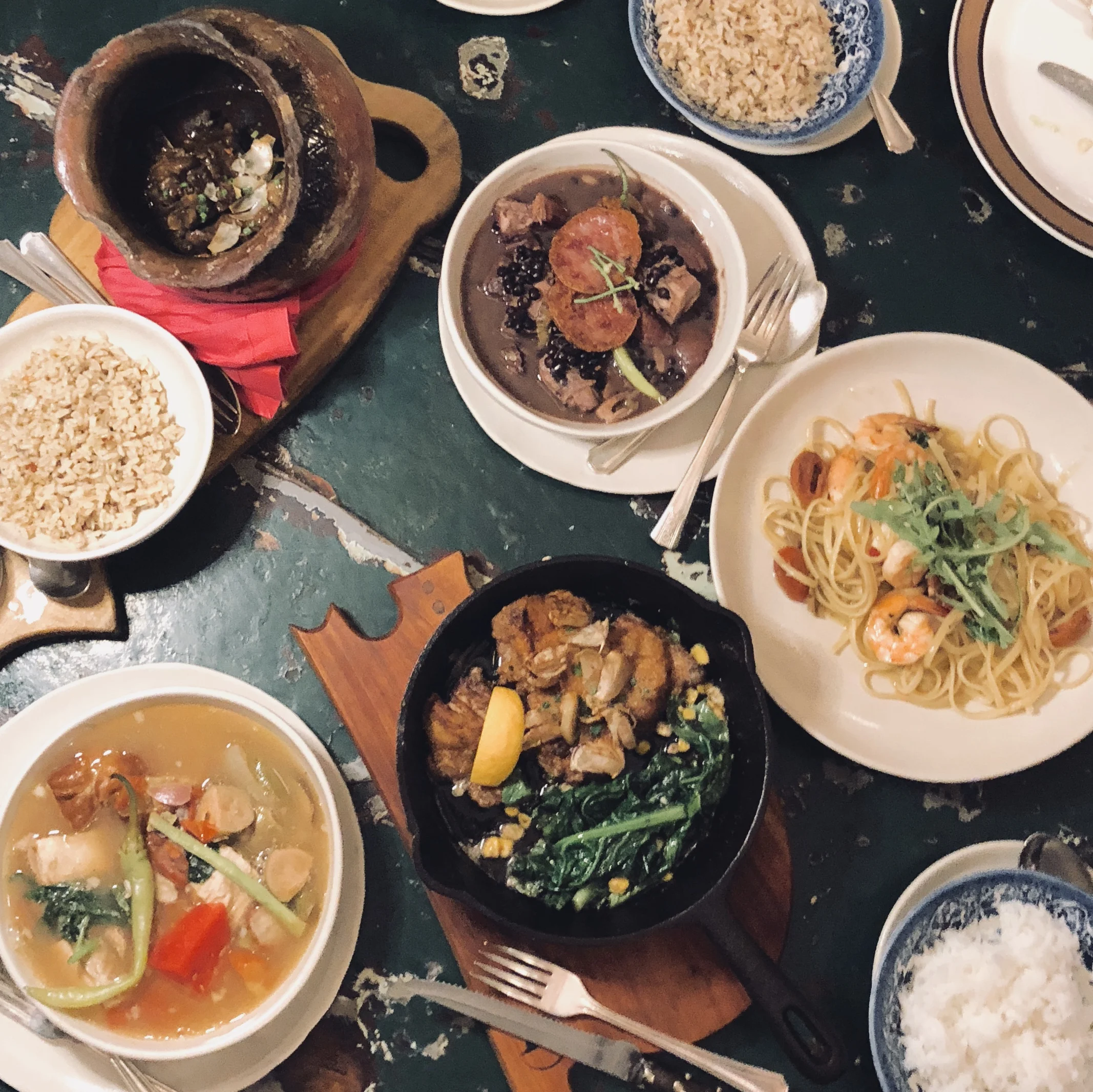 Pinoy and Italian-based Flavours work well individually and as a whole. So best to bring at least four people- sharing is caring.