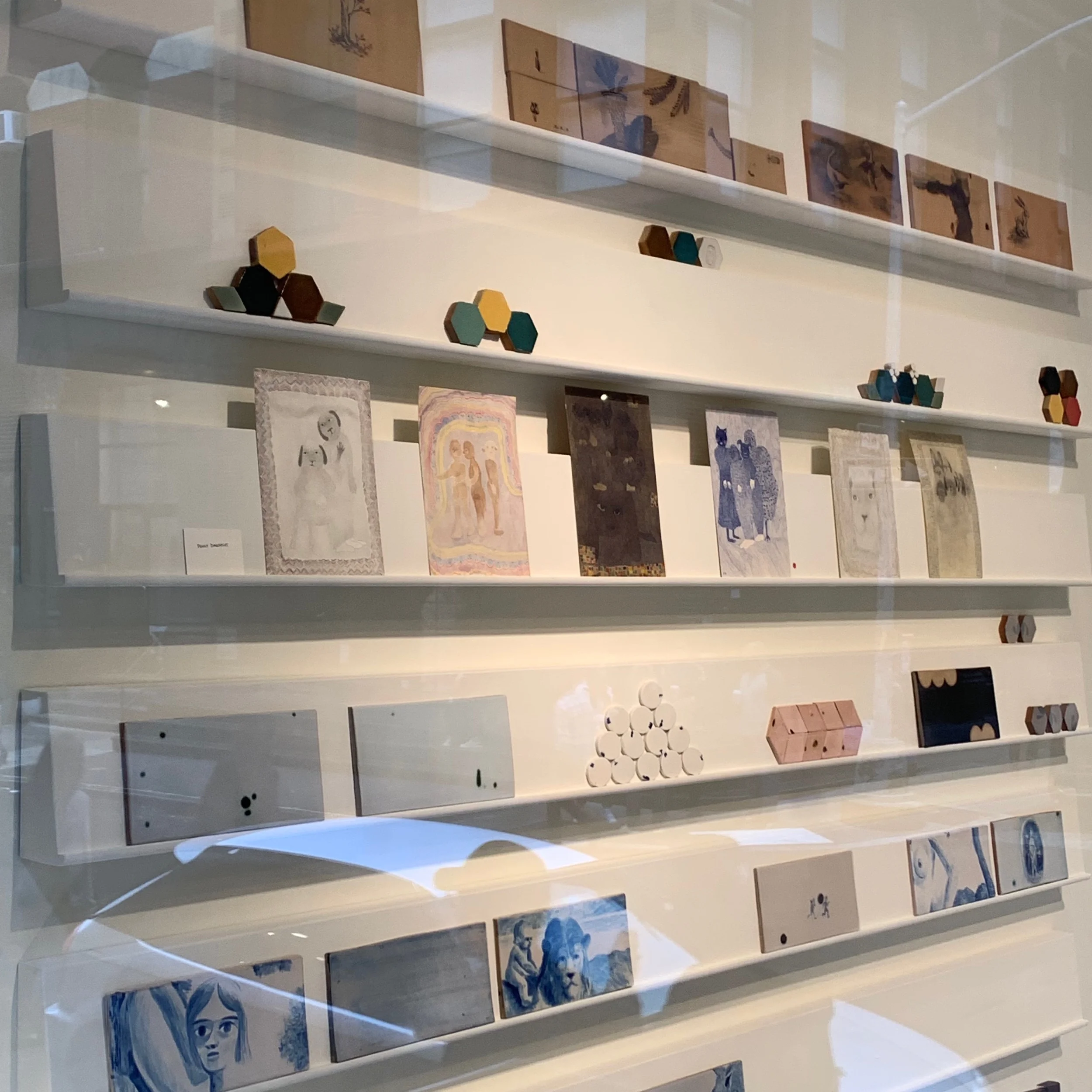 Collection of Handpainted Ceramic Tiles by Tyler Hays