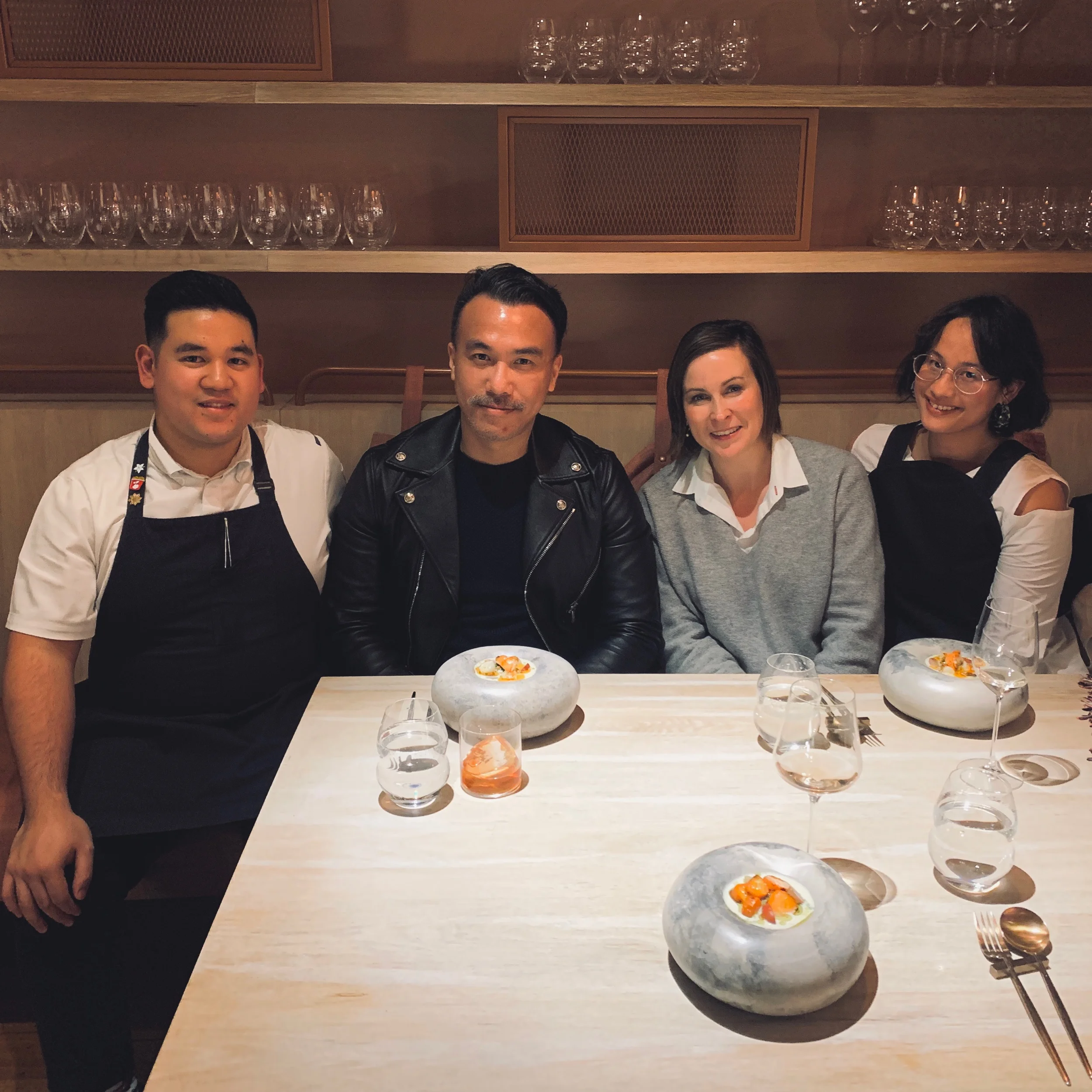 Chef John Rivera, Myself, Design Anthology Editor-in-Chief Suzy Annetta, and the Fabulous Sandra Tan.