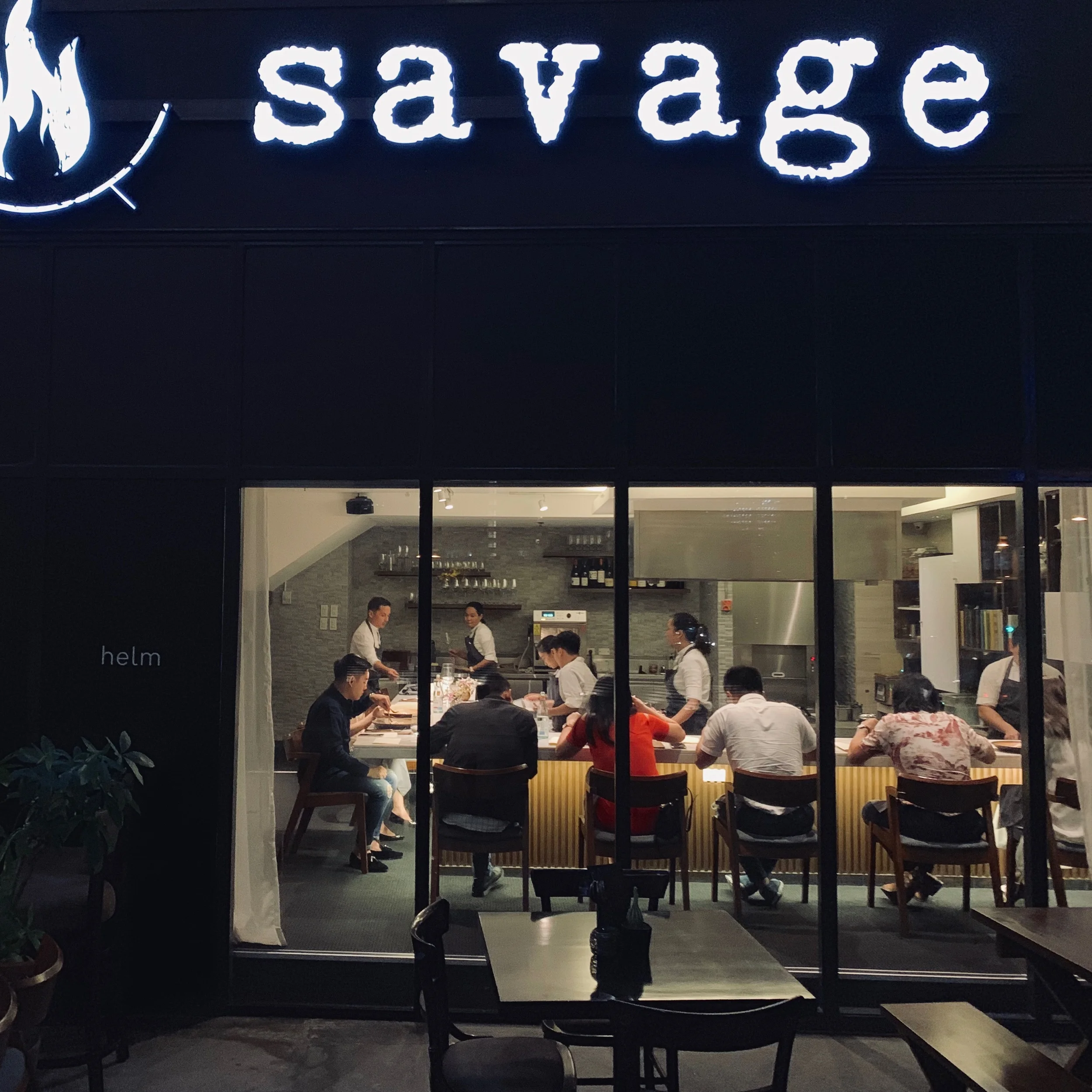 Helm with Savage in Manila