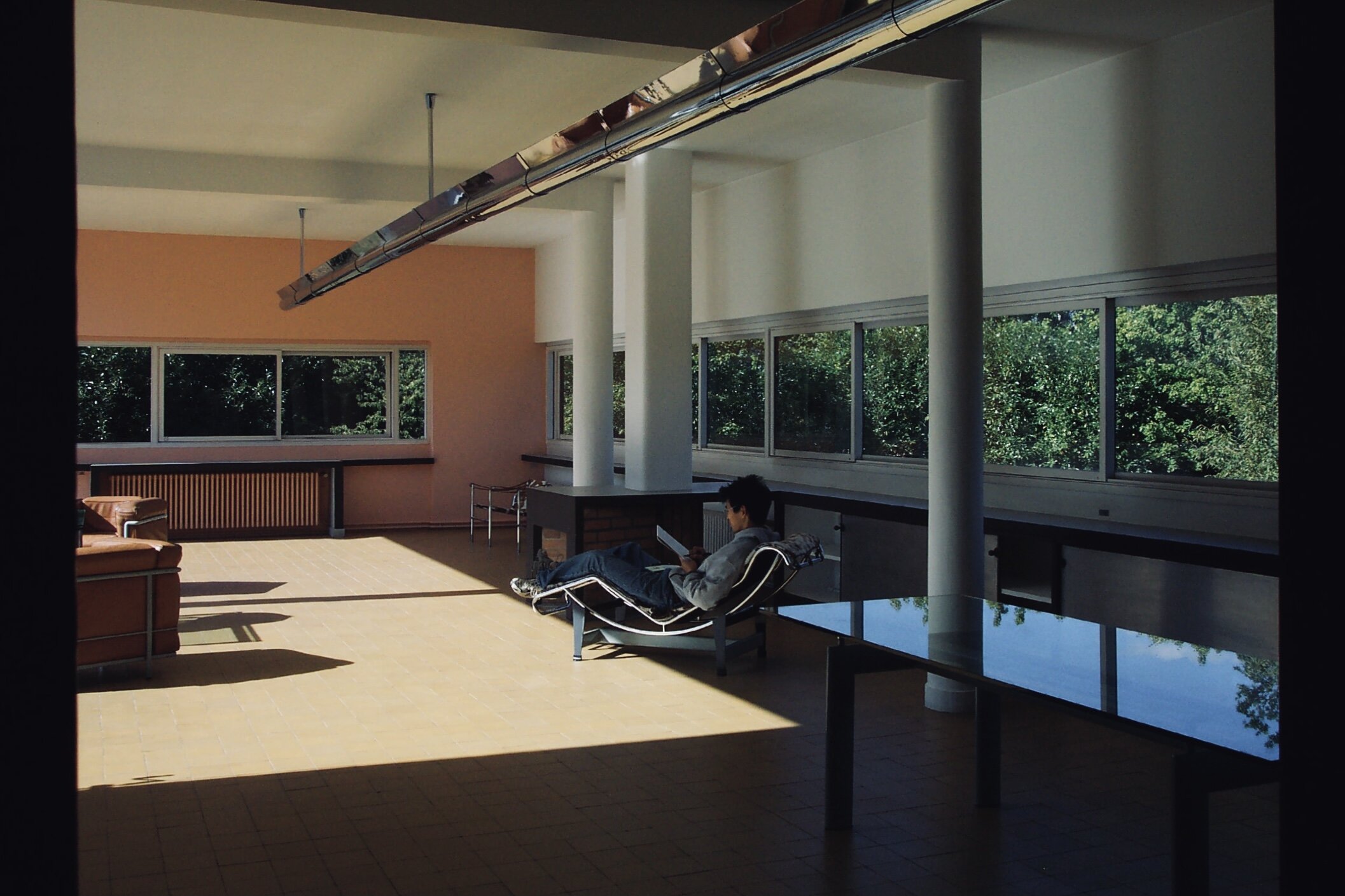 villa savoye living room