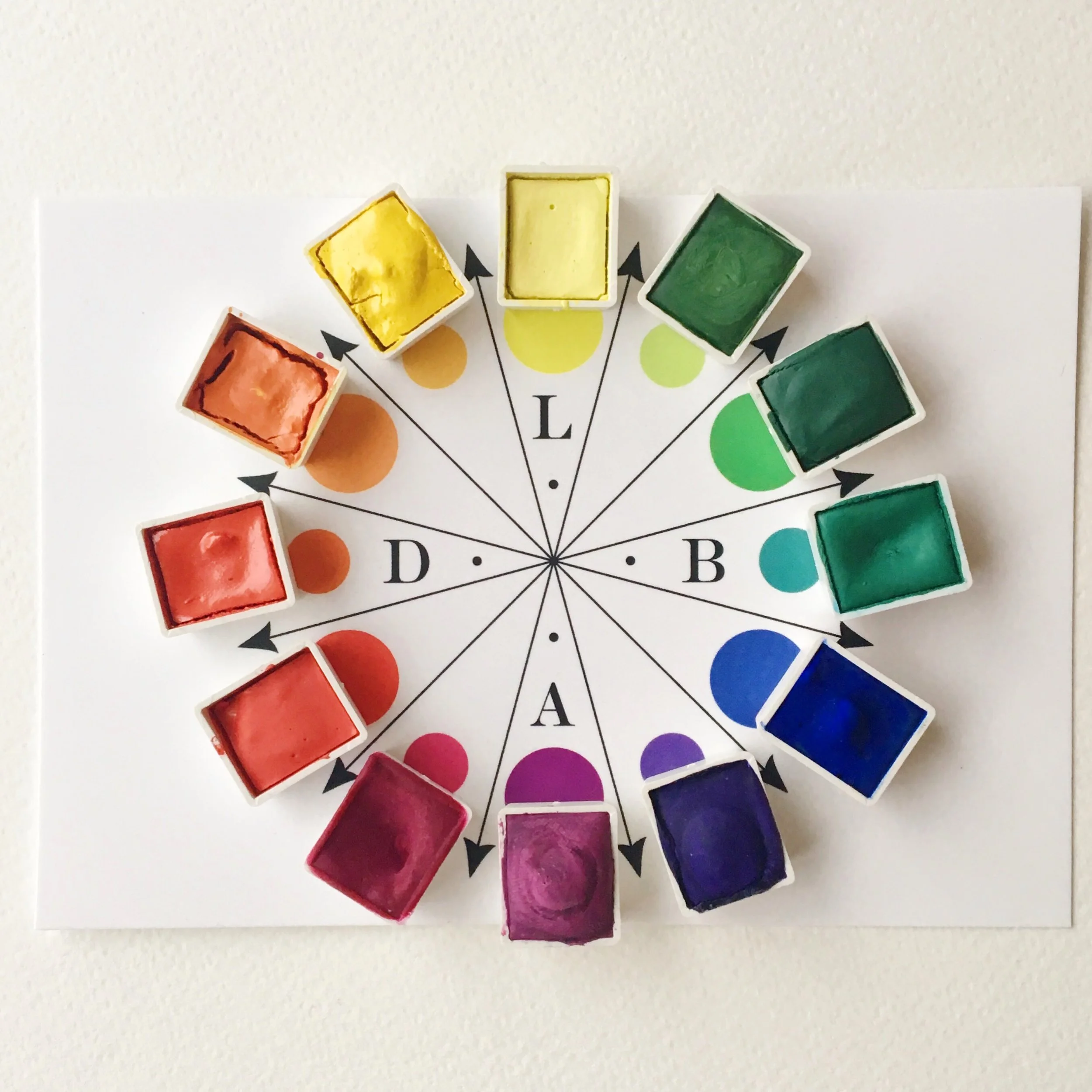 LDBA Handmade Watercolors! Build your own palette! VISIT OUR PAINT SHOP! :)