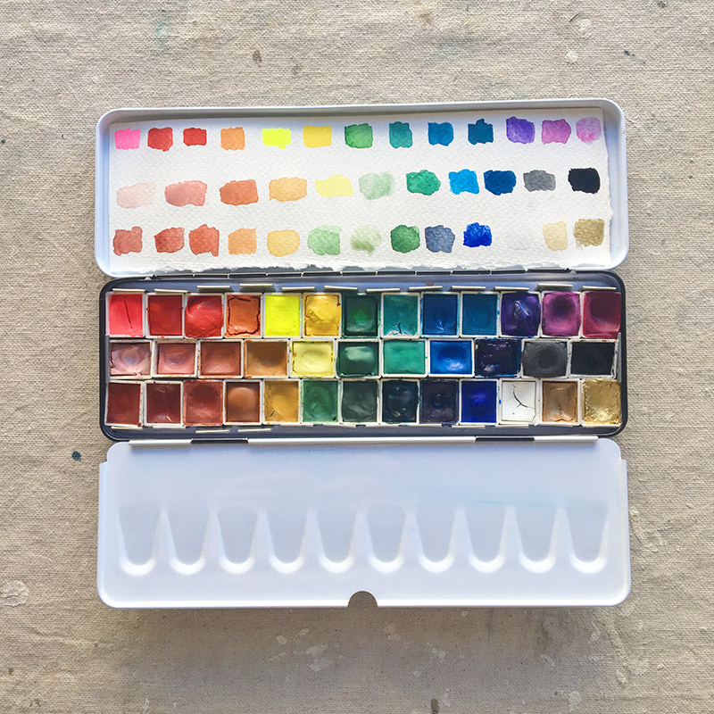 LDBA Handmade Watercolors! Build your own palette! VISIT OUR PAINT SHOP! :)  — L'Ecole Des Beaux Arts