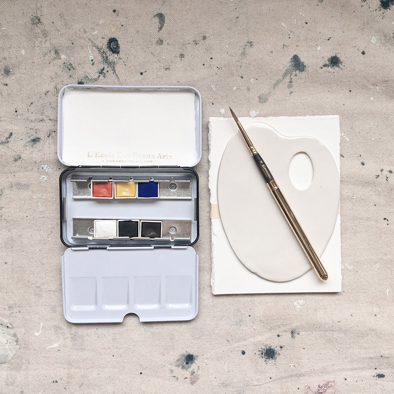 LDBA Watercolor Kit (Travel) — L'Ecole Des Beaux Arts
