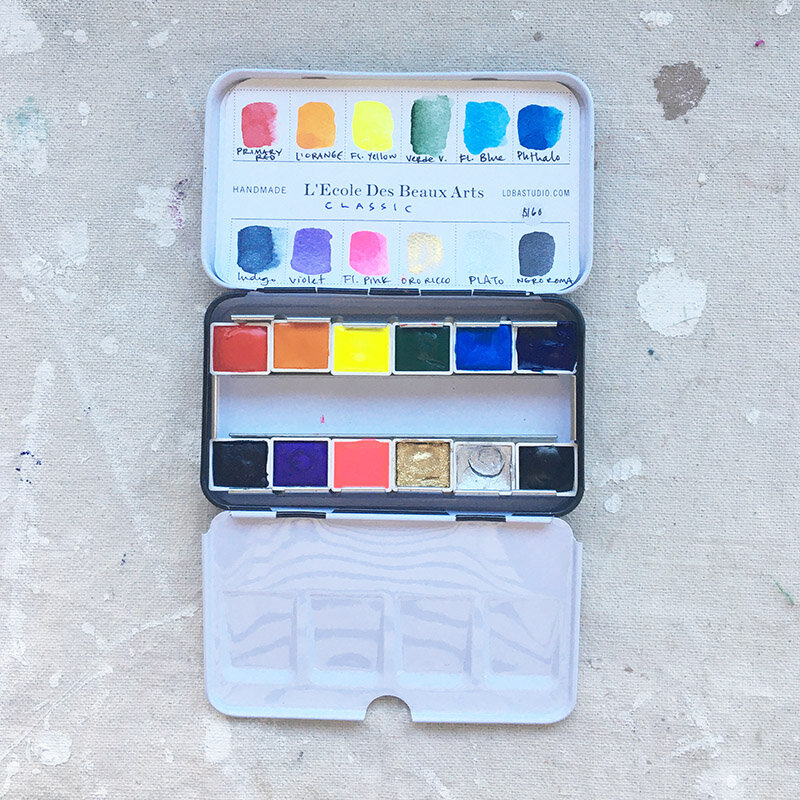 LDBA Handmade Watercolors! Build your own palette! VISIT OUR PAINT SHOP! :)  — L'Ecole Des Beaux Arts