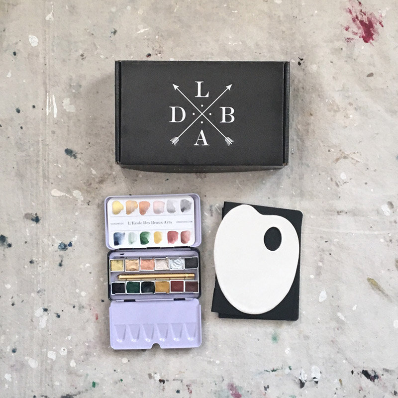 Natural Pigment Watercolor Travel Kit (as seen in Oprah Magazine) — L'Ecole  Des Beaux Arts