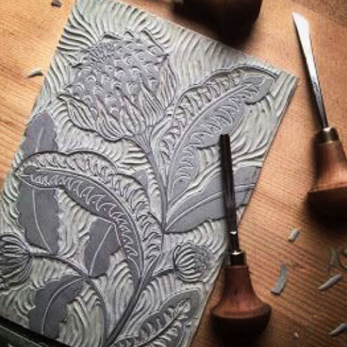 Power Grip Carving Tools — Linocut Printmaking Blog — Linocut Artist