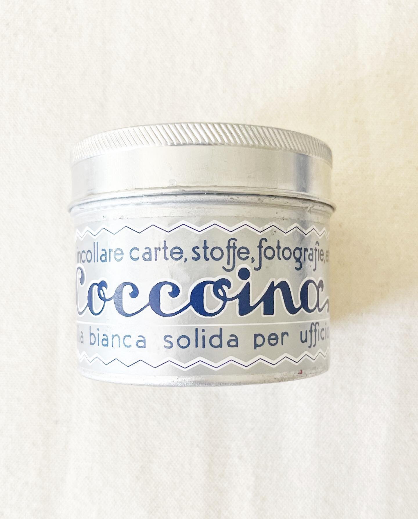 Coccoina! Non toxic, natural glue from Italy- it comes with its own brush, in the cutest tin ever, zero plastic, and it smells like almonds 💙
Available in store for now and online soon!! Xoxo