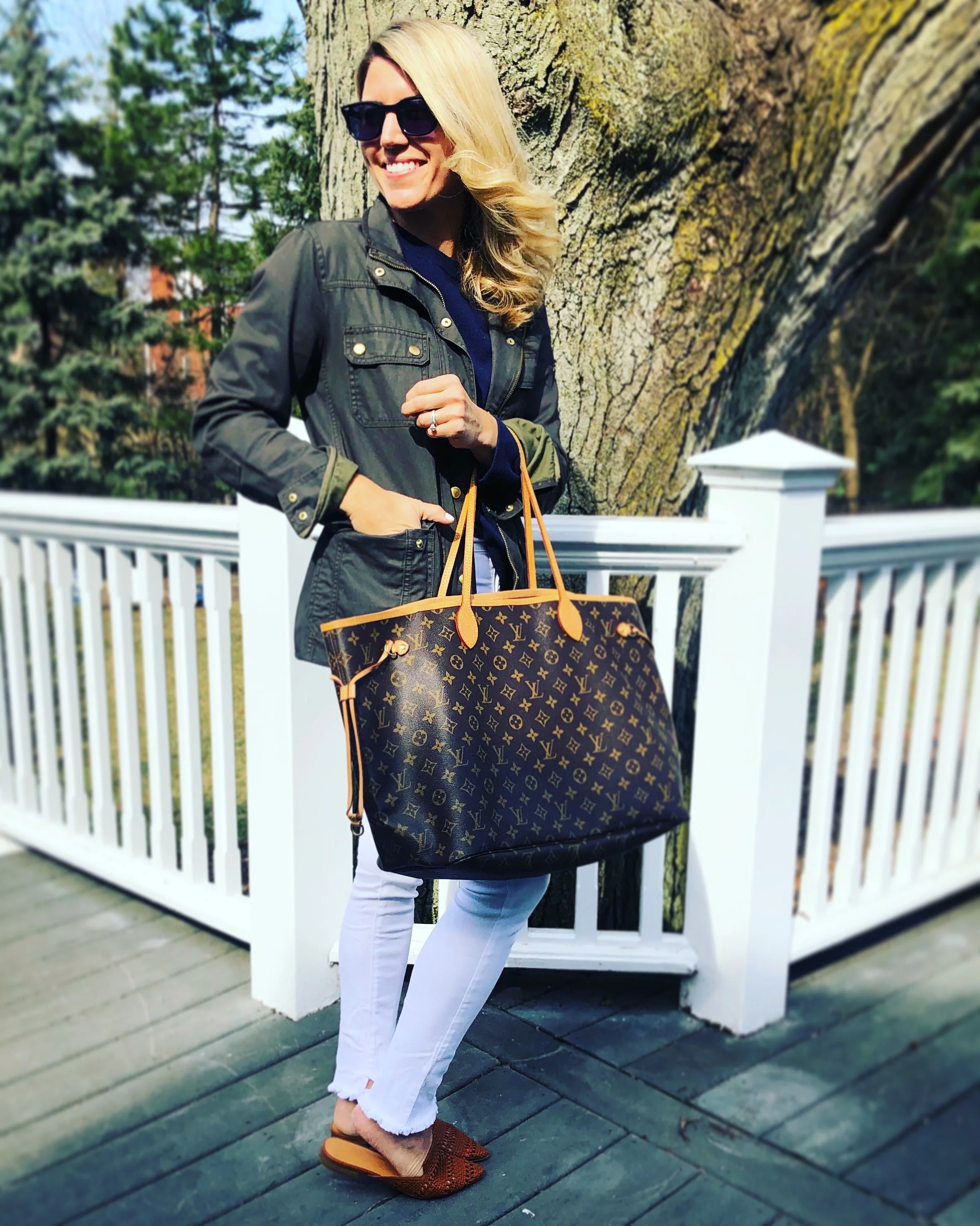 White Denim and Spring Jackets!