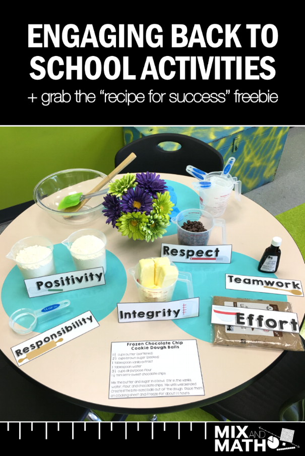 Engaging First Week Of School Activities Mix And Math