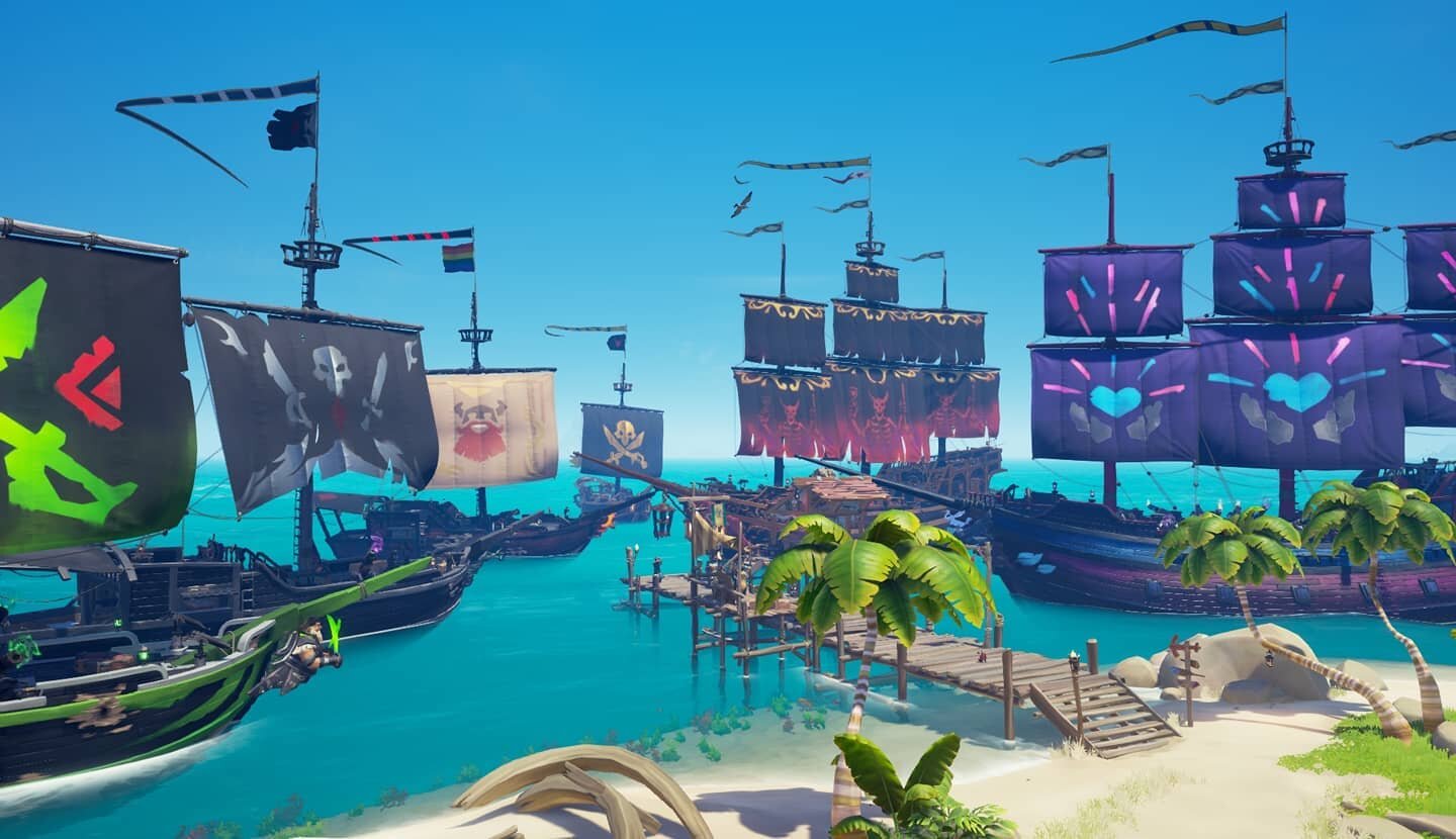 One of our Freemen events where we take over a server and just sail. #seaofthievesgame #seaofthieves