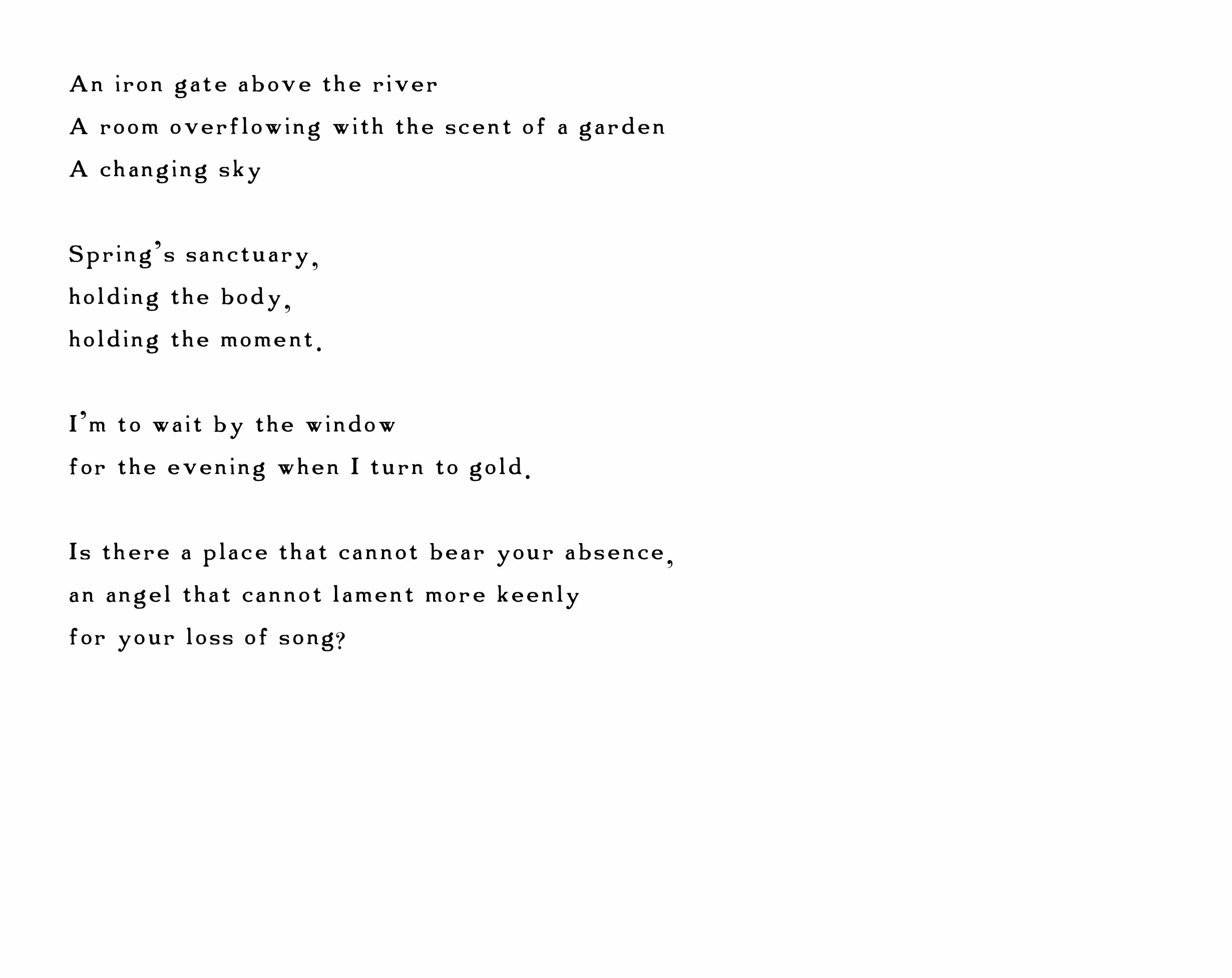 Rebecca Rose Harris Poetry