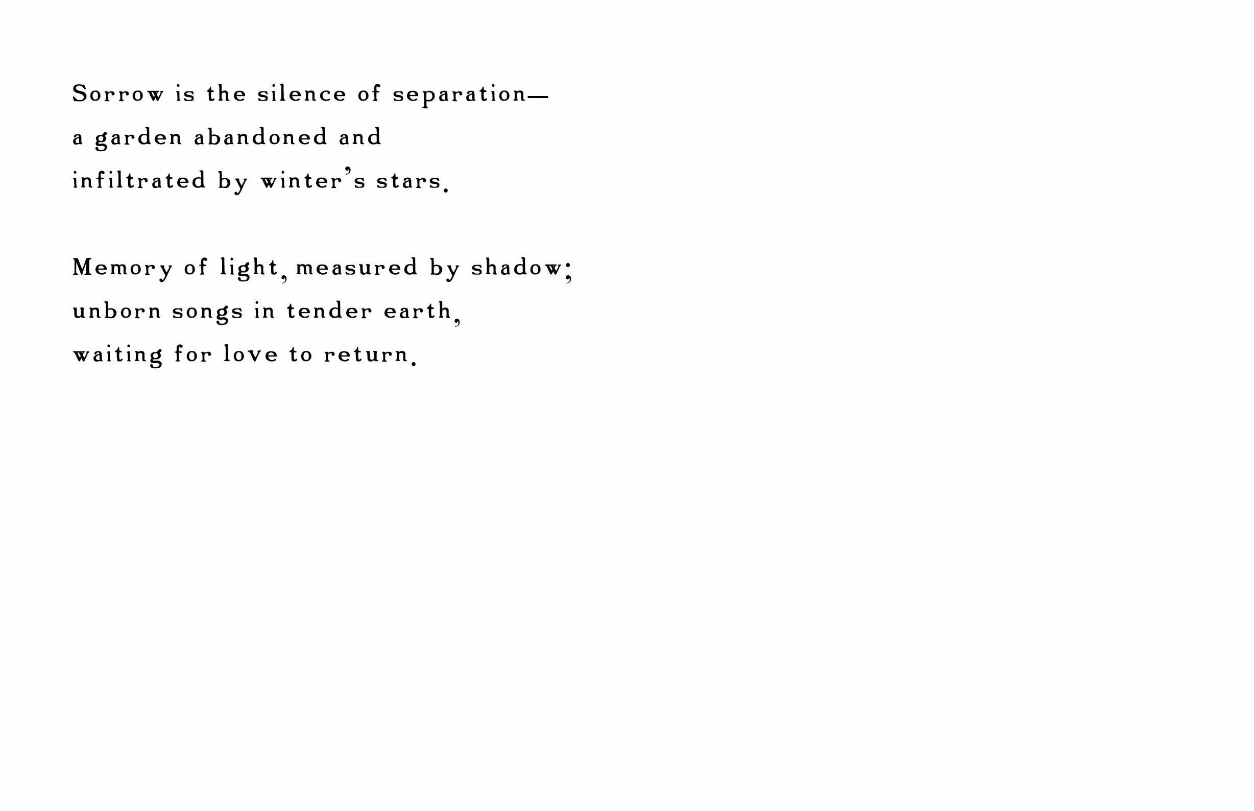 Rebecca Rose Harris Poetry