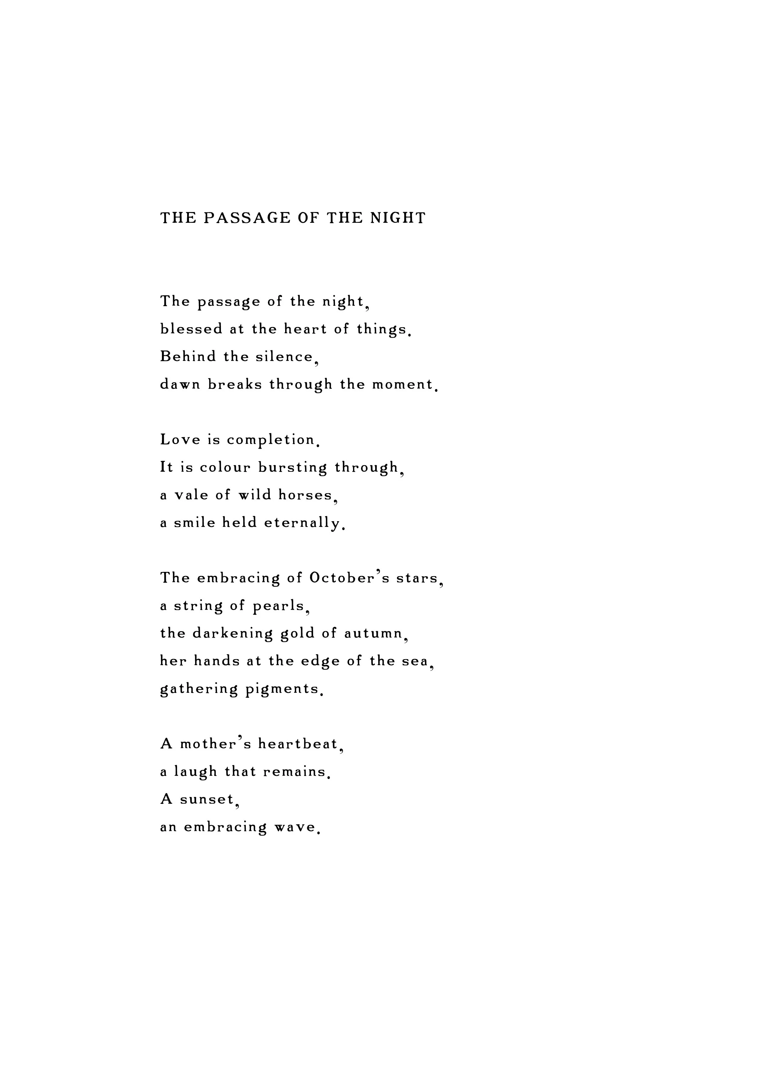 Rebecca Rose Harris Poetry