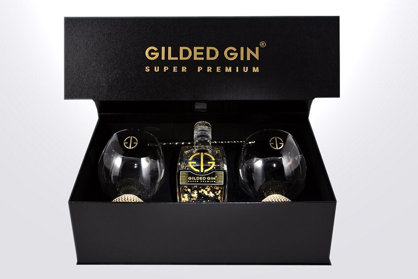 gin glass presentation box