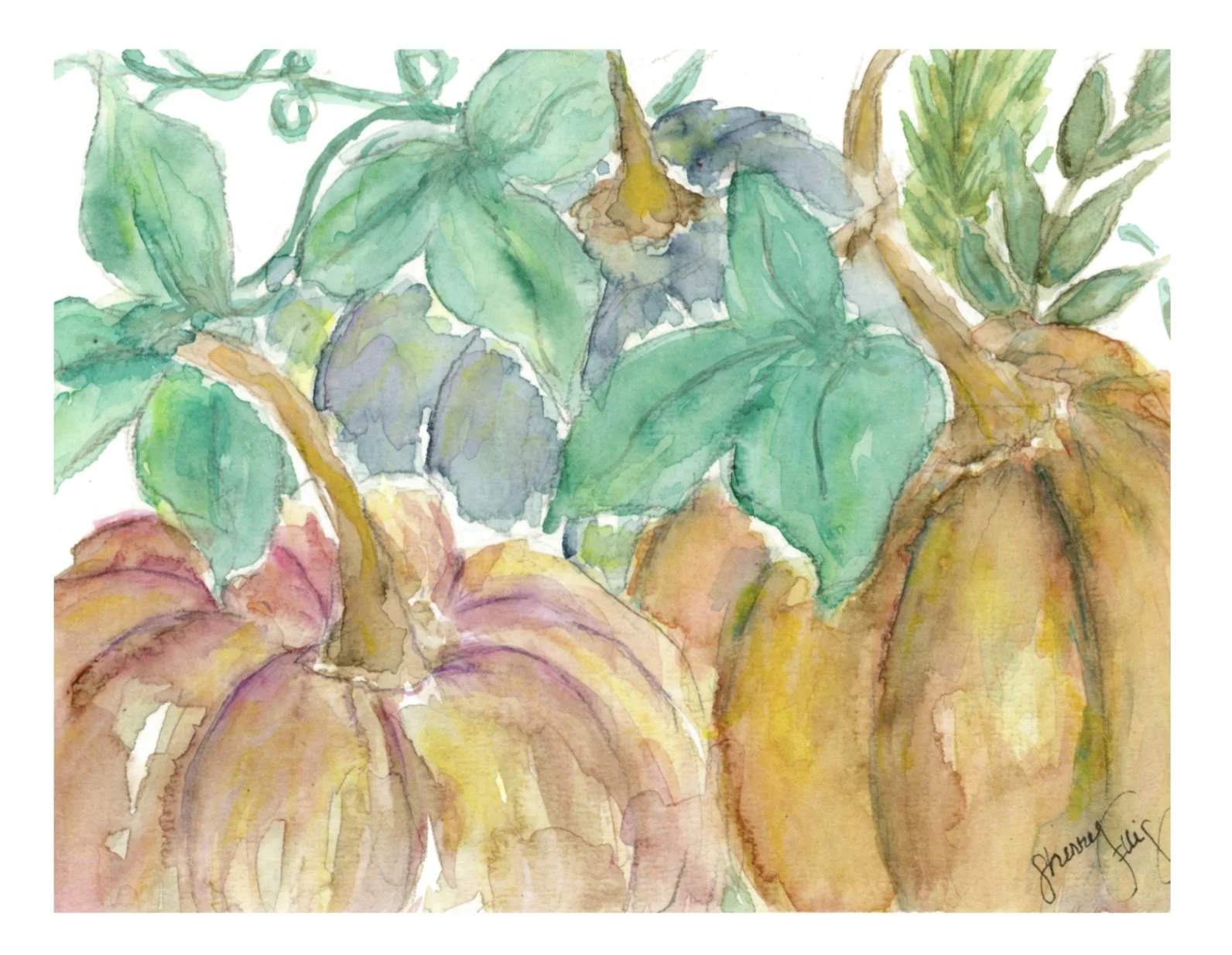 The Watercolor Painting Process