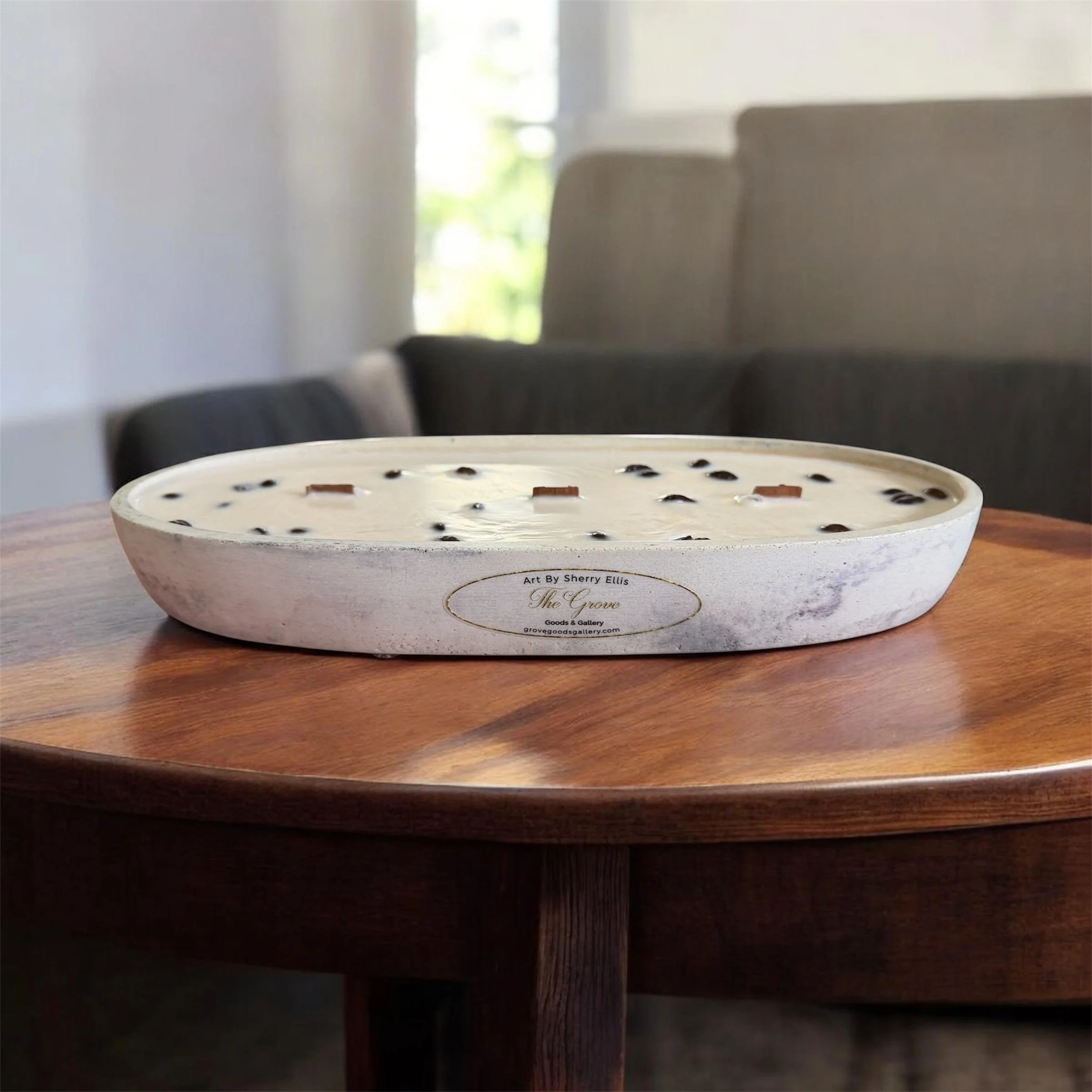 Handcrafted soy candle Christian gift idea for women