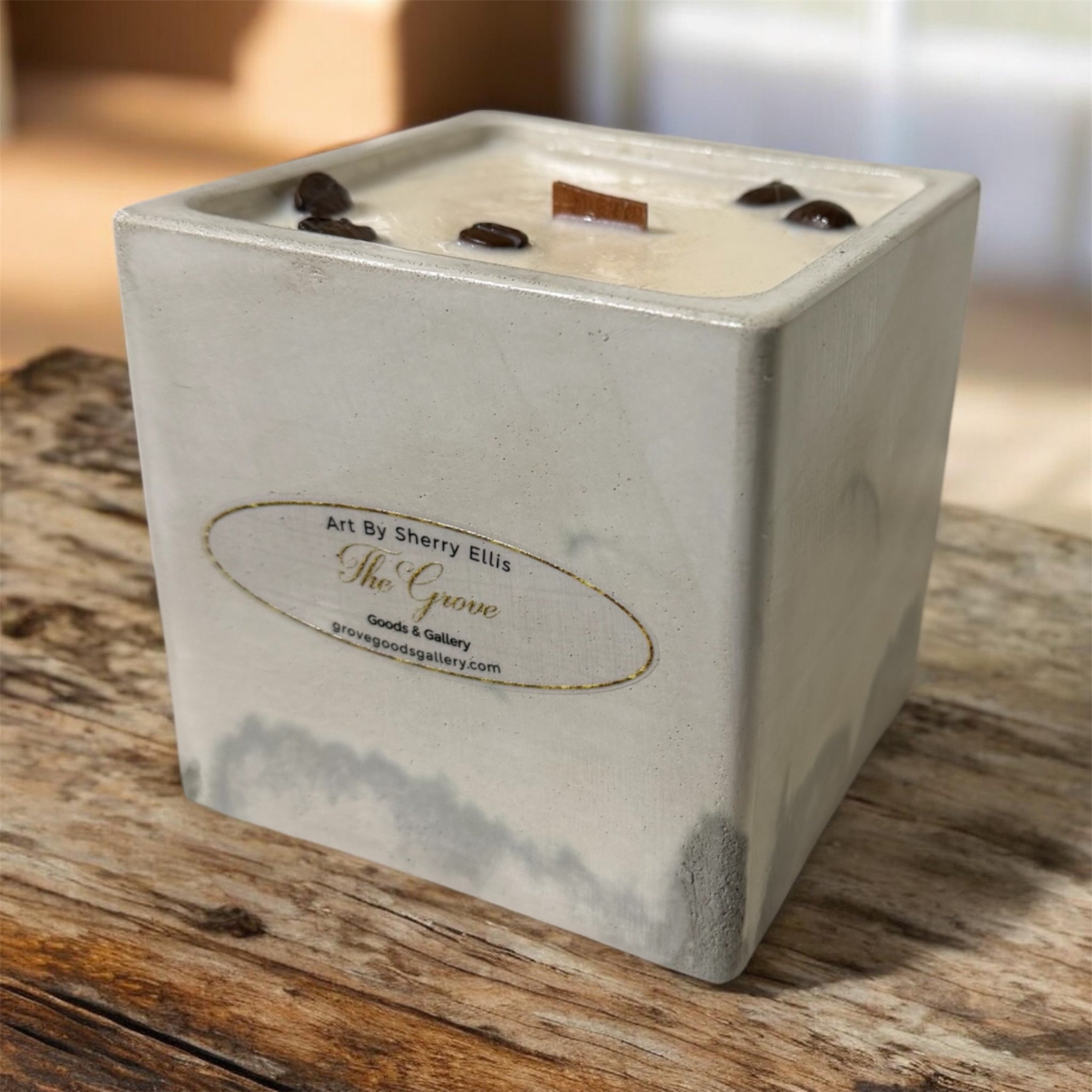 Square Soy Wax Candle